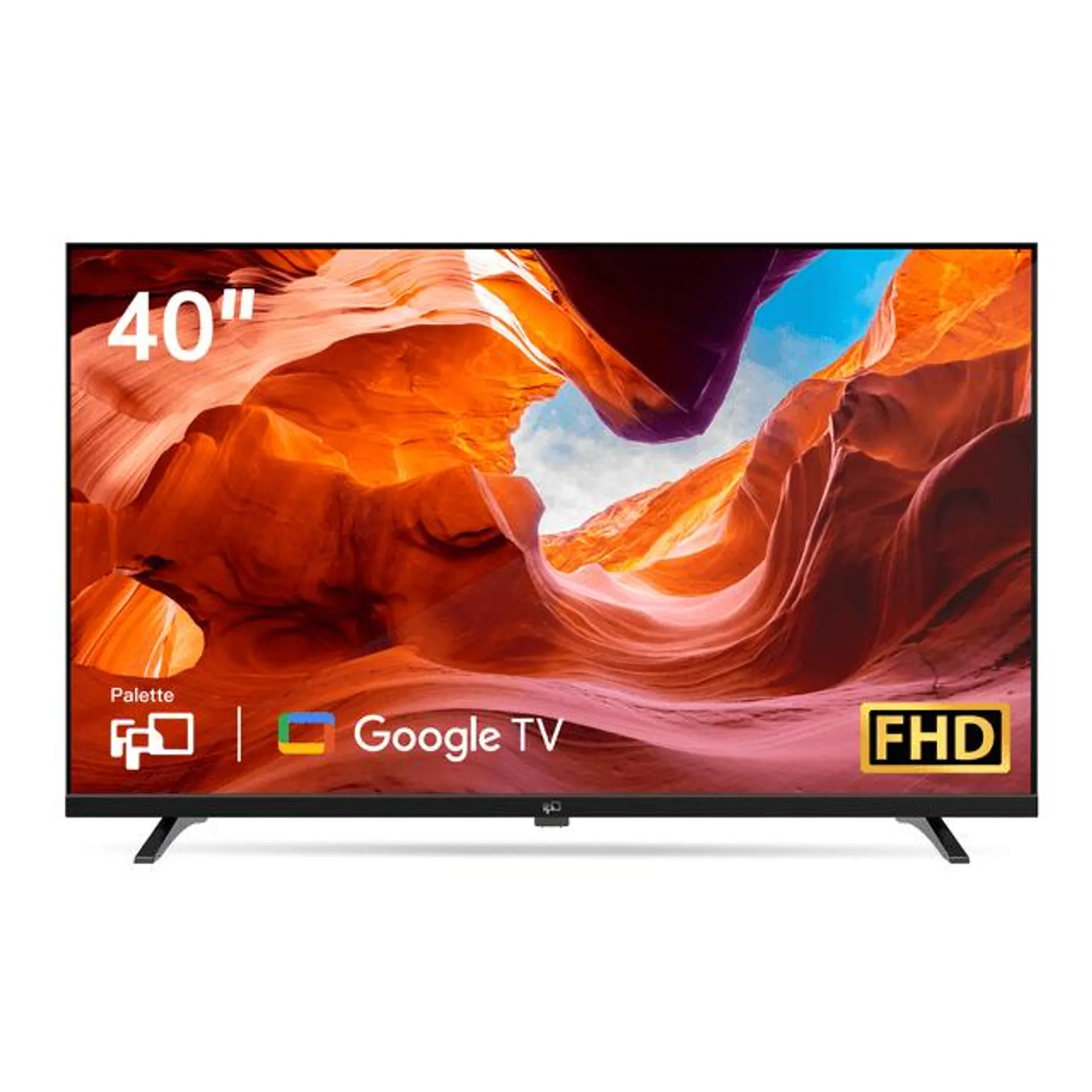 FPD 40-inch Google TV Smart OS 2025 Full HD 1080p HDR10 & Dolby Audio | Chromecast Built-in + Voice Remote | Immersive Viewing Experience | Palette-Series CG40-P3