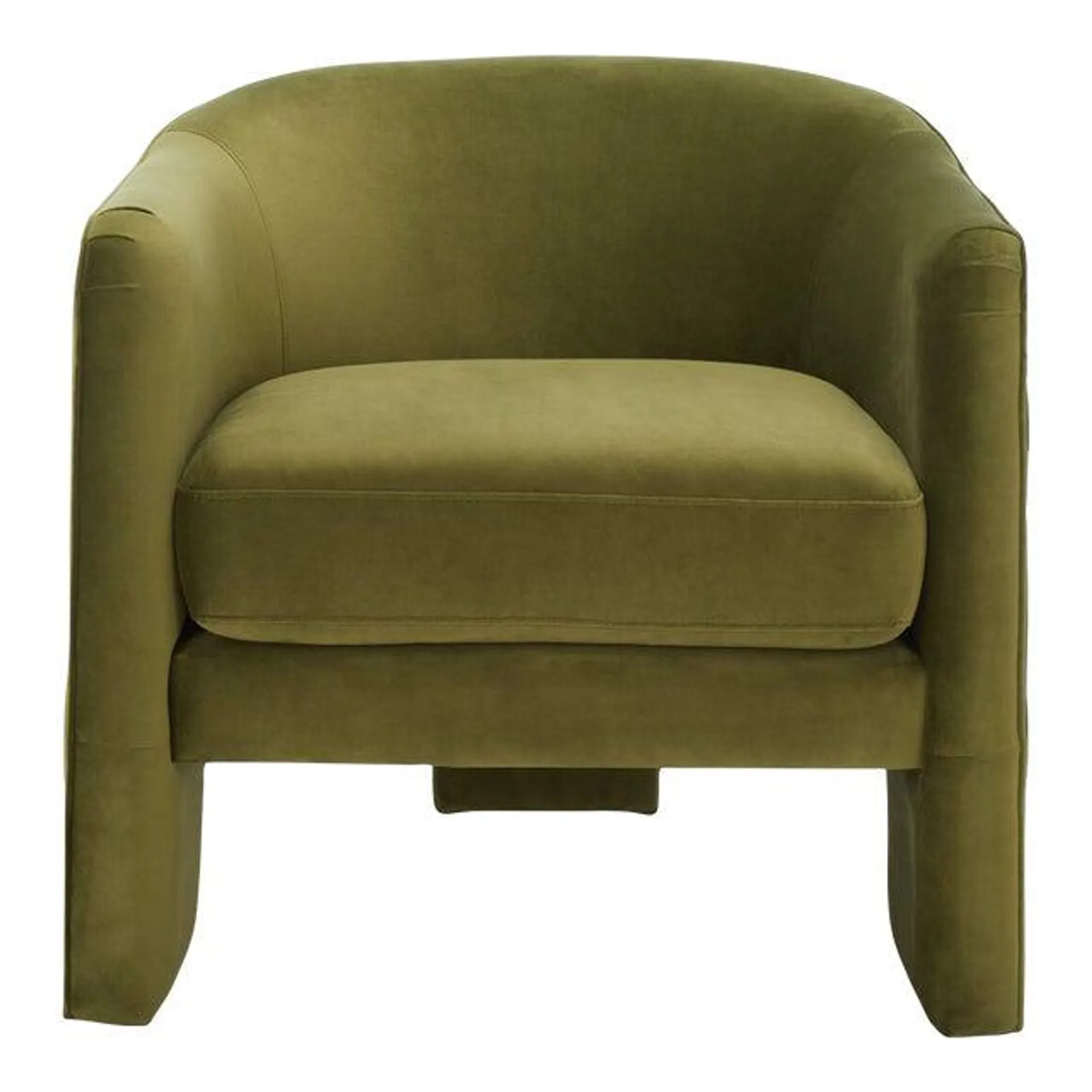 Londyn Upholstered Accent Chair - Olive Green