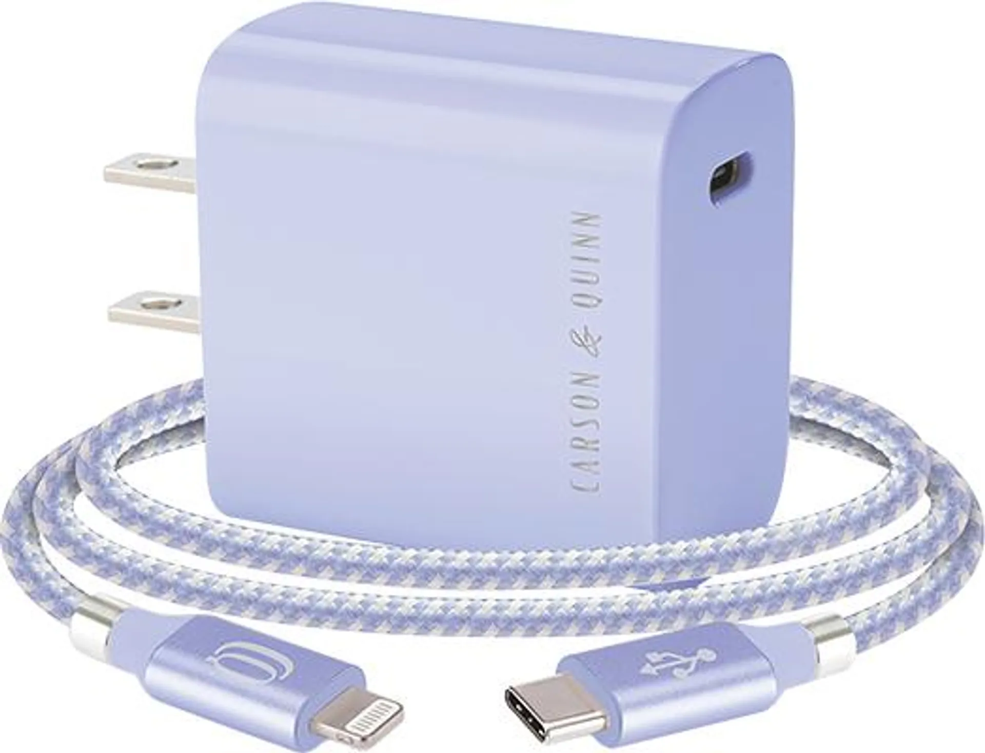 Carson & Quinn 30W USBC to Lightning 6ft cable power bundle