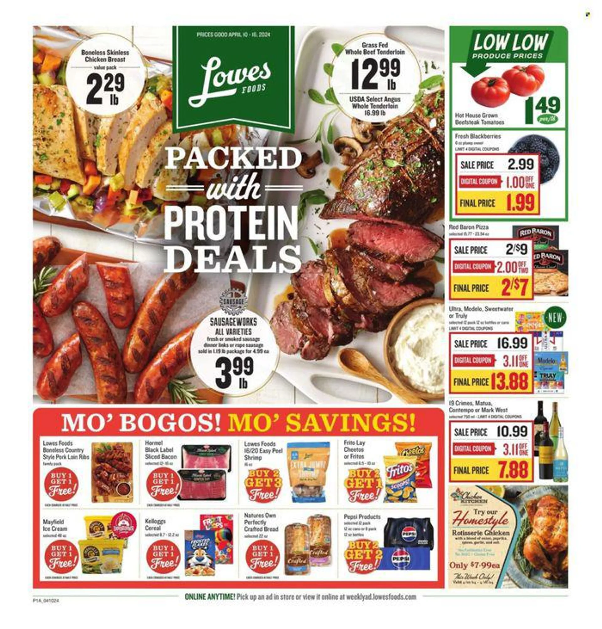 Weekly ad Packet With Protein Delas from April 12 to April 16 2024 - Page 