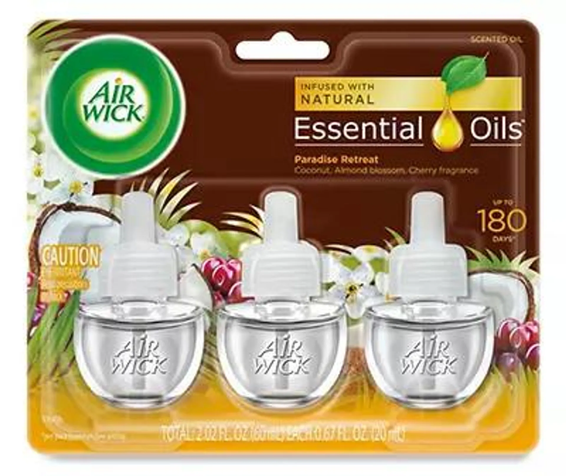 Paradise Retreat Scented Oil Refills, 3-Pack