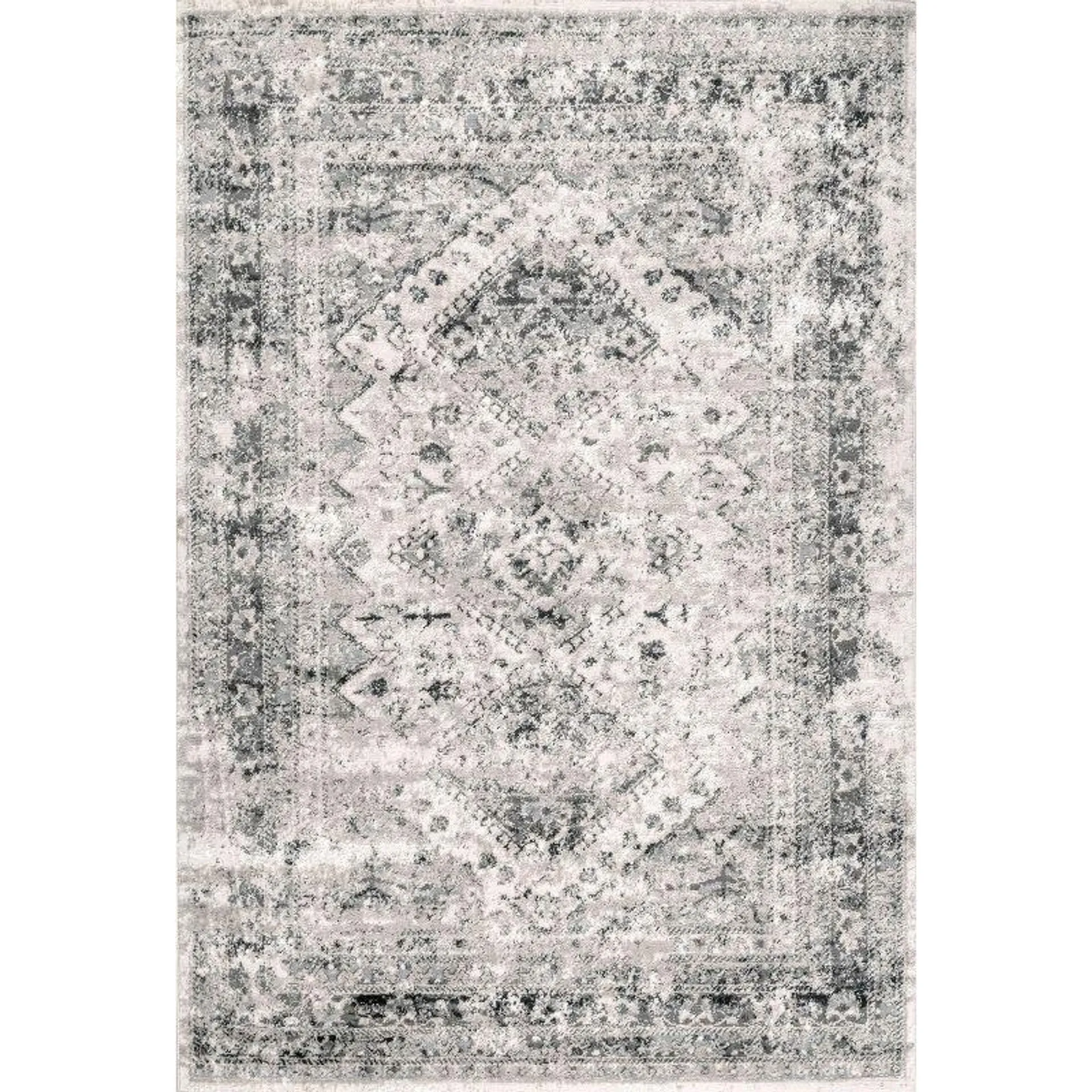 Nuloom Madisson Vintage Faded Medallion Area Rug