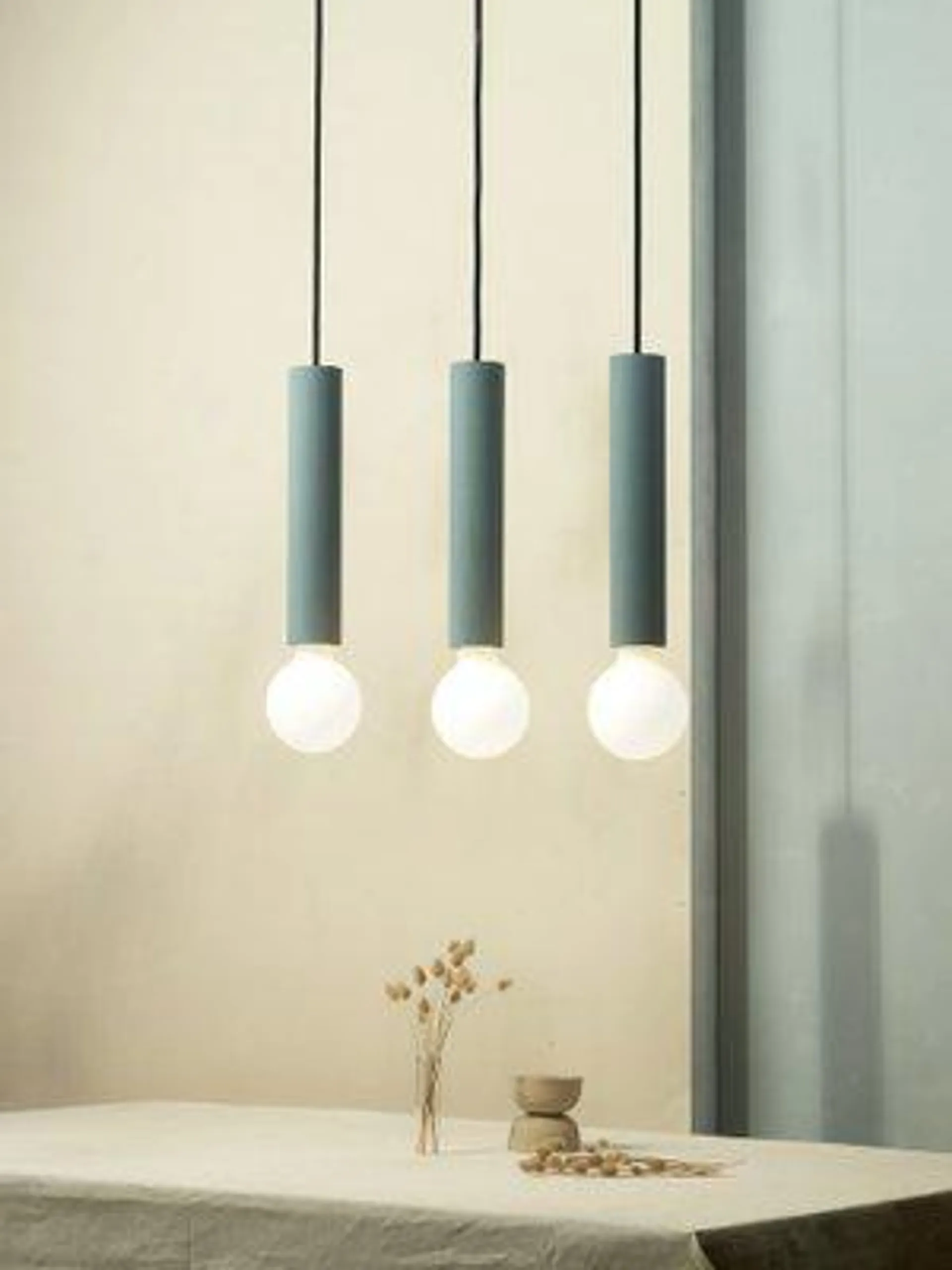 Ila Maxi Pendant Light in Dove Grey by Plato Design