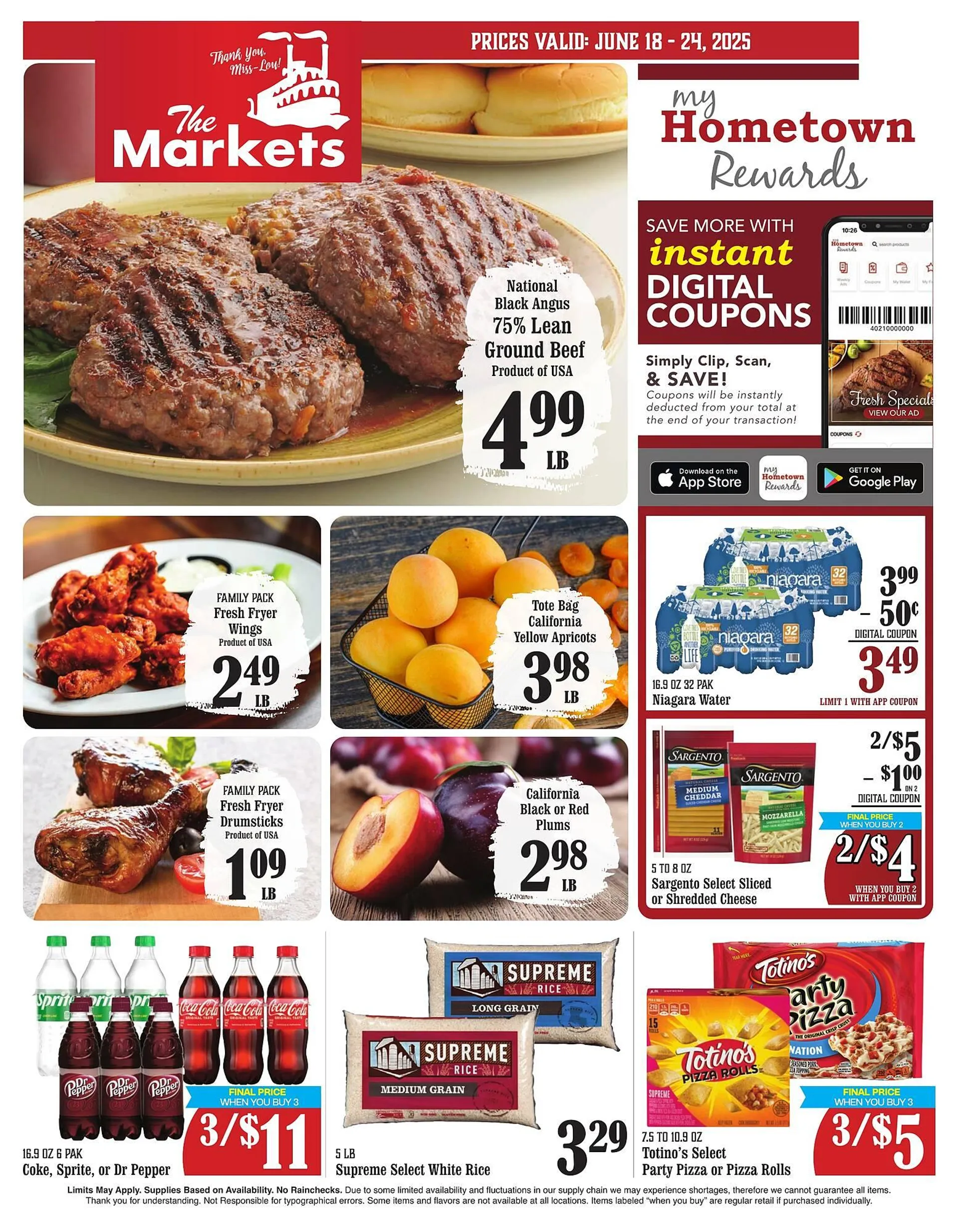 Weekly ad The Markets Weekly Ad from June 18 to June 24 2025 - Page 1