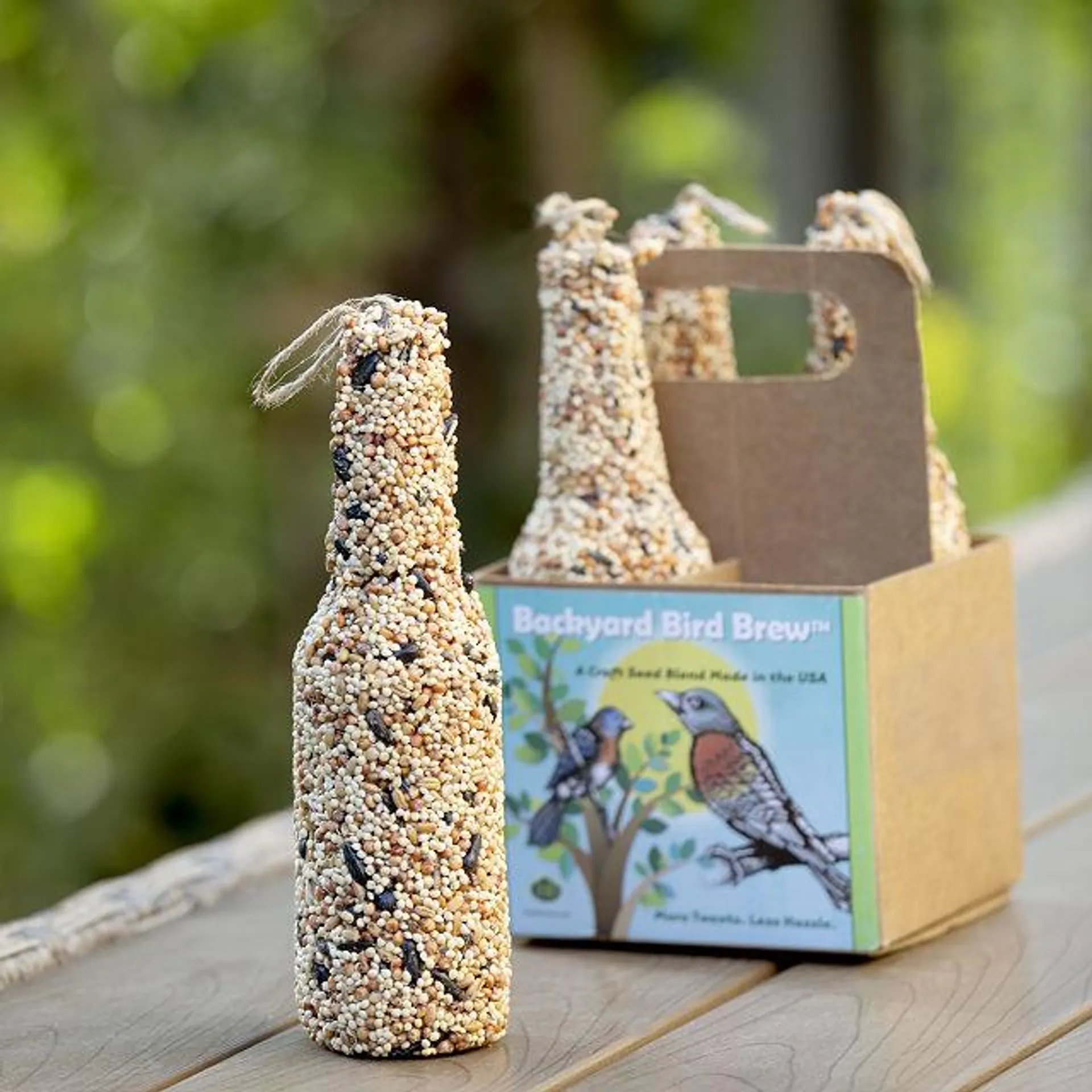 Bird Brew Seed Feeder 4 Pack