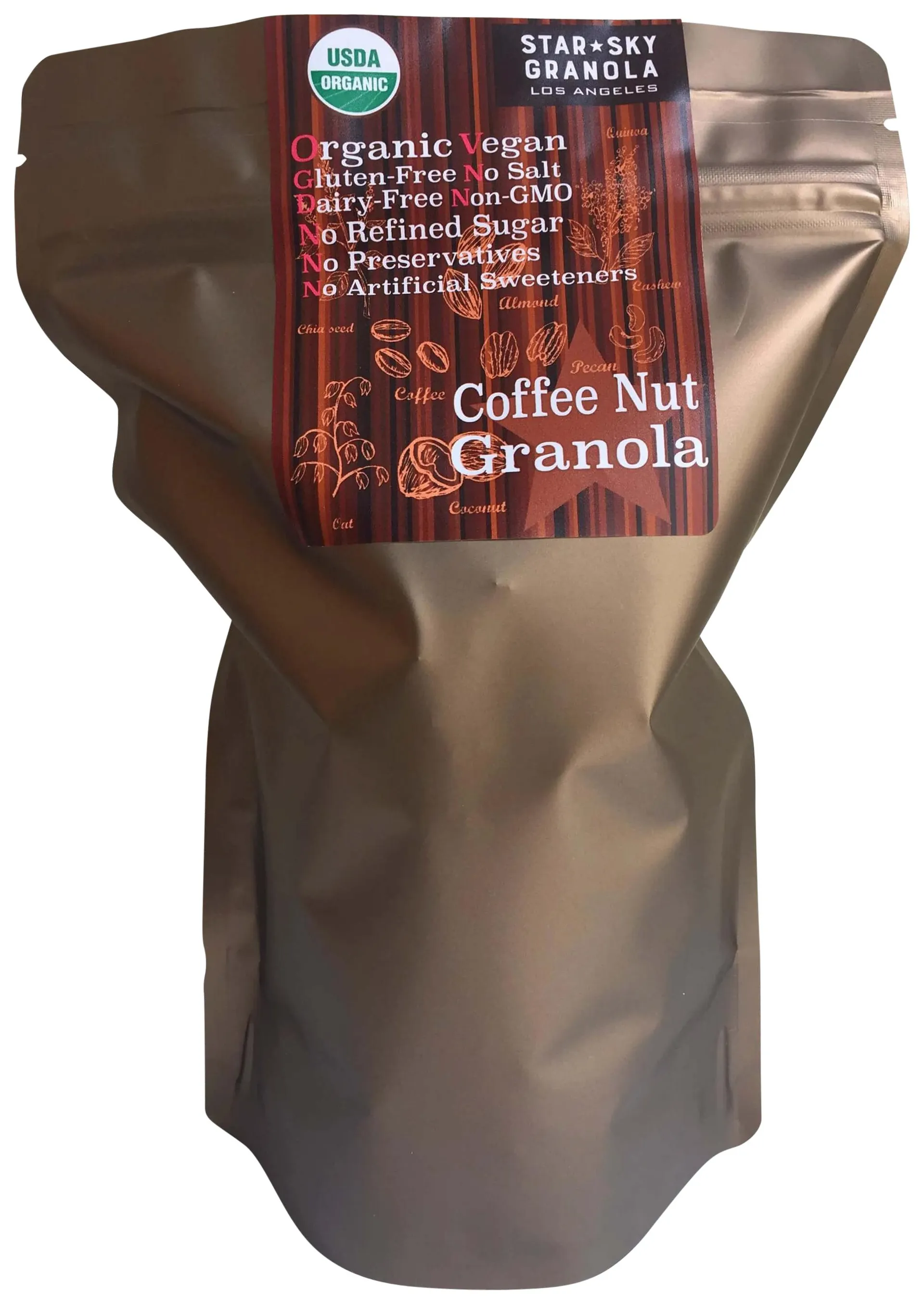 Organic Granola Coffee Nut