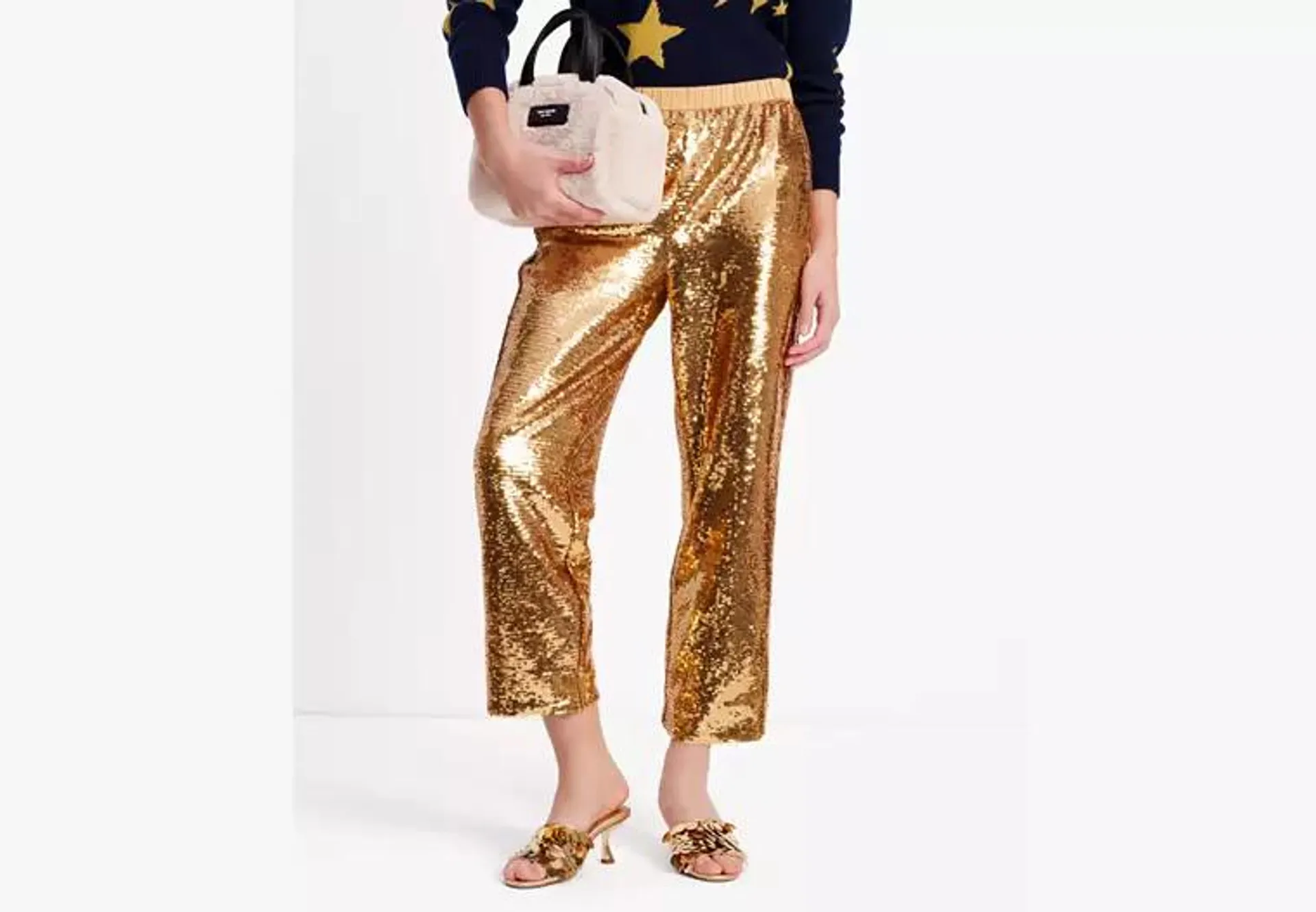 Sequin Jogger Pants