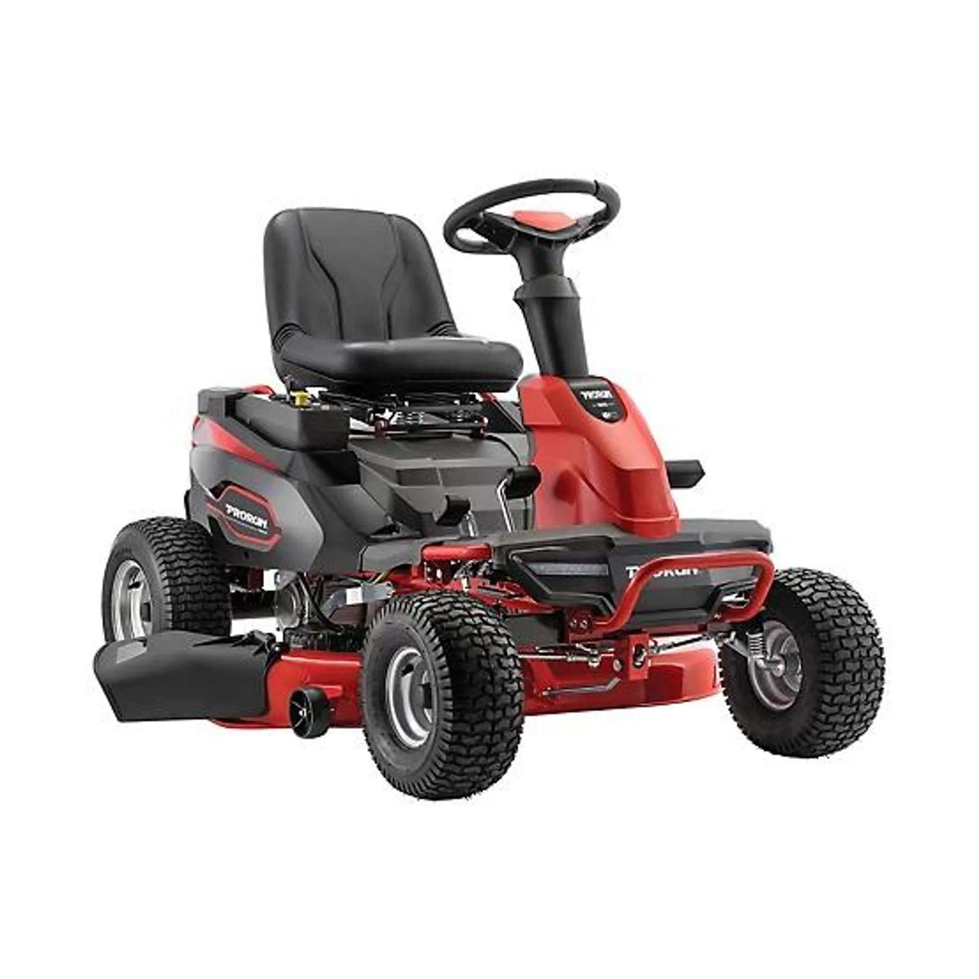 38 in. 48V Cordless Brushless Riding Lawn Mower, Steel Deck, 75 Ah Battery and Charger