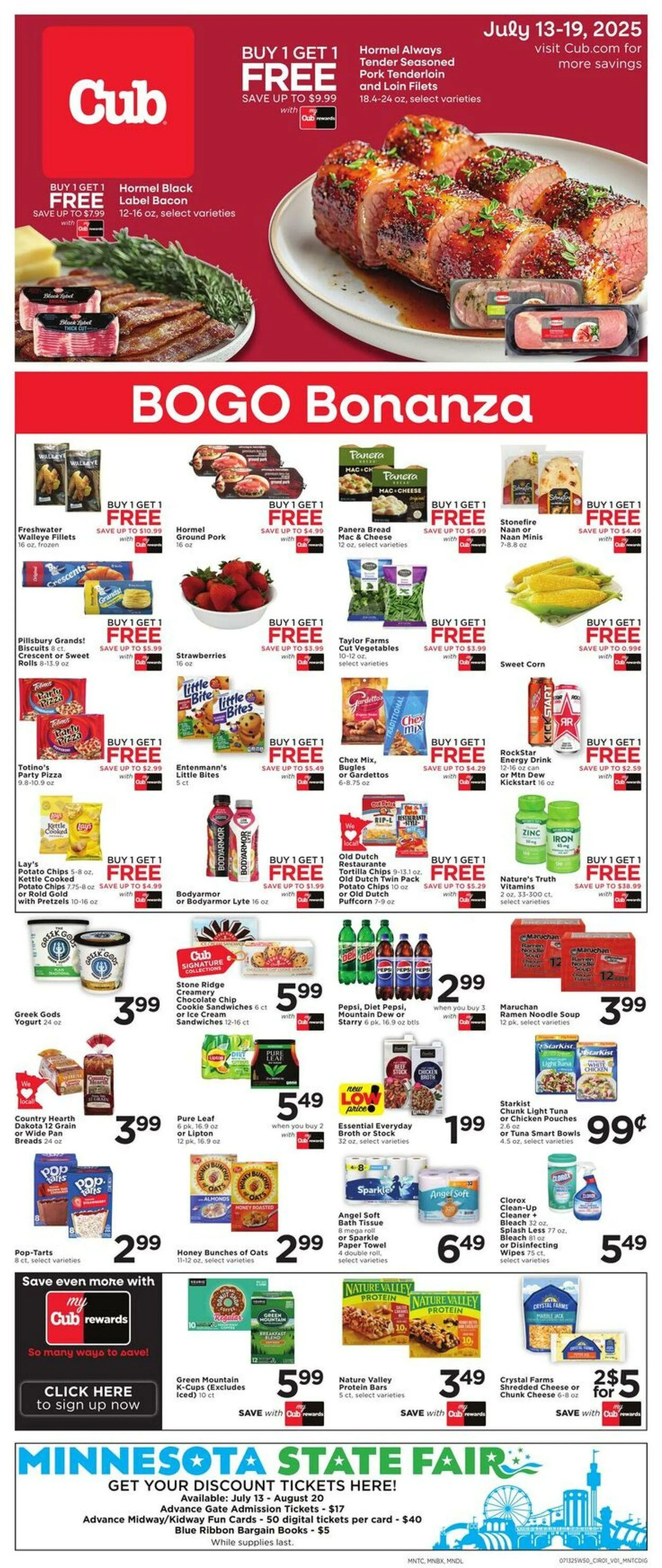 Weekly ad Cub Foods Current weekly ad from July 13 to July 19 2025 - Page 1