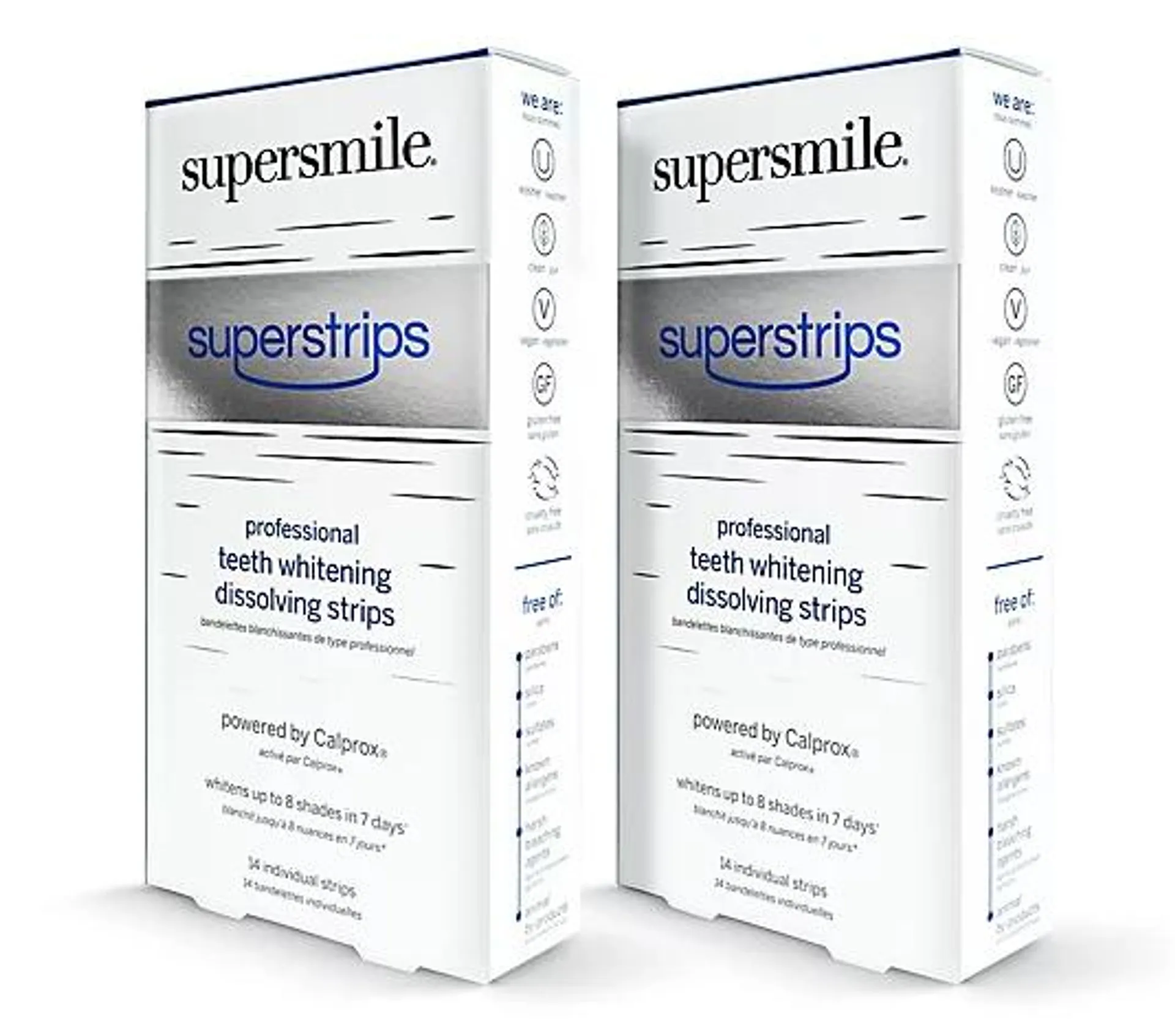 Supersmile Superstrips Dissolving Teeth Whitening Strips Duo