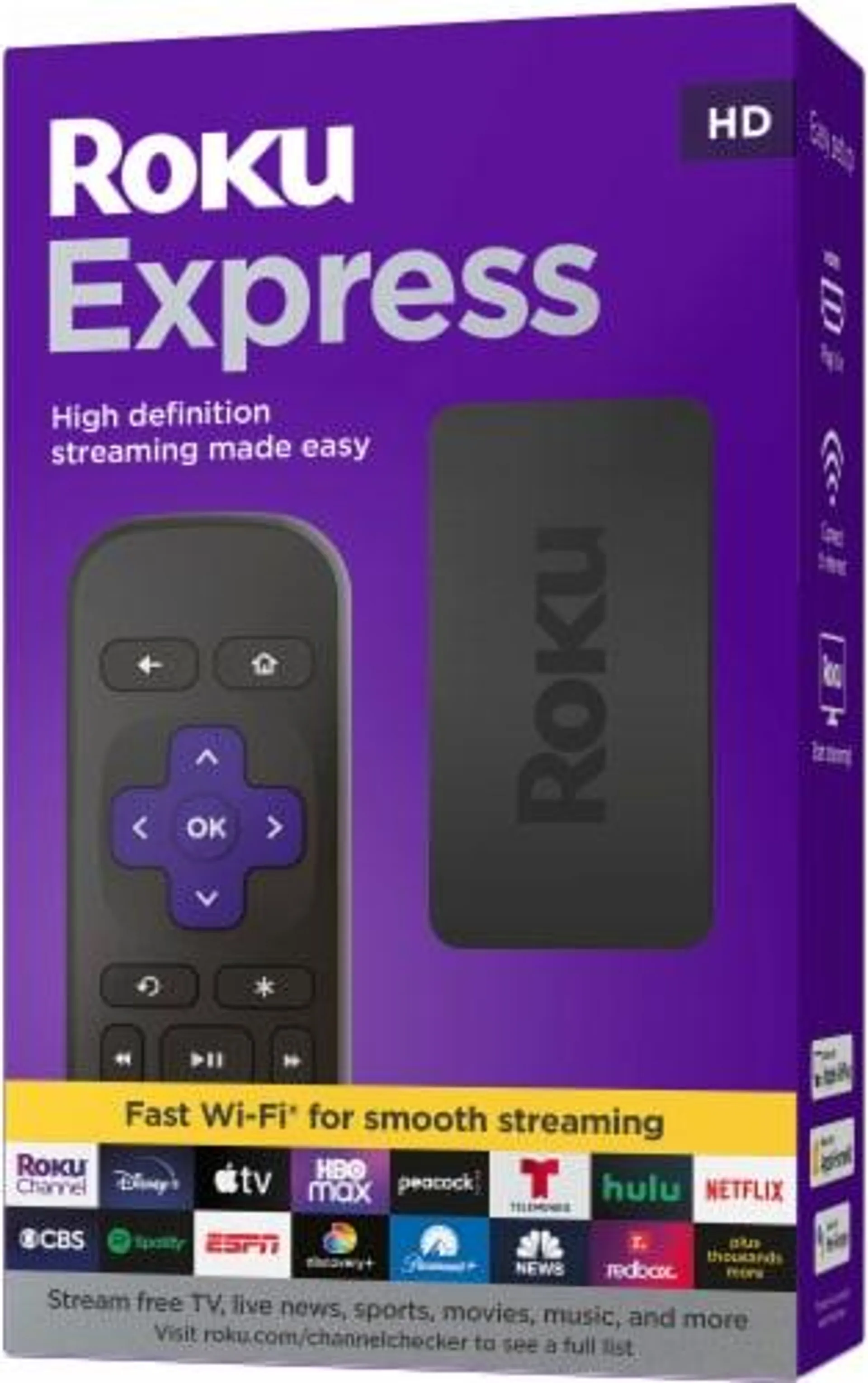 Roku 3960R Express Streaming Media Player with Remote