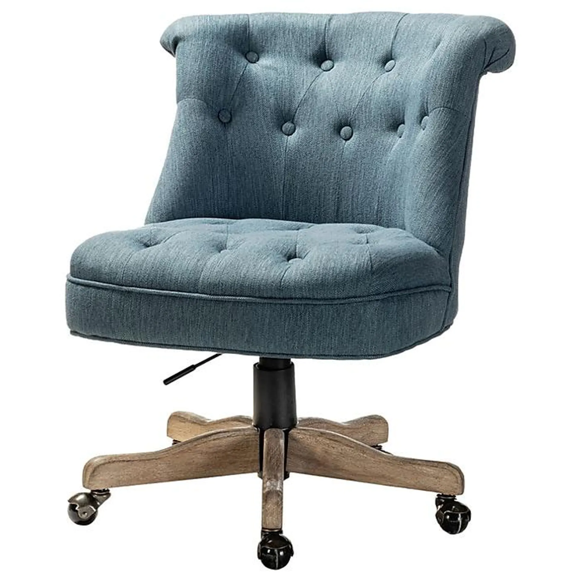 Karat Home Armless Fabric Swivel Task Chair,