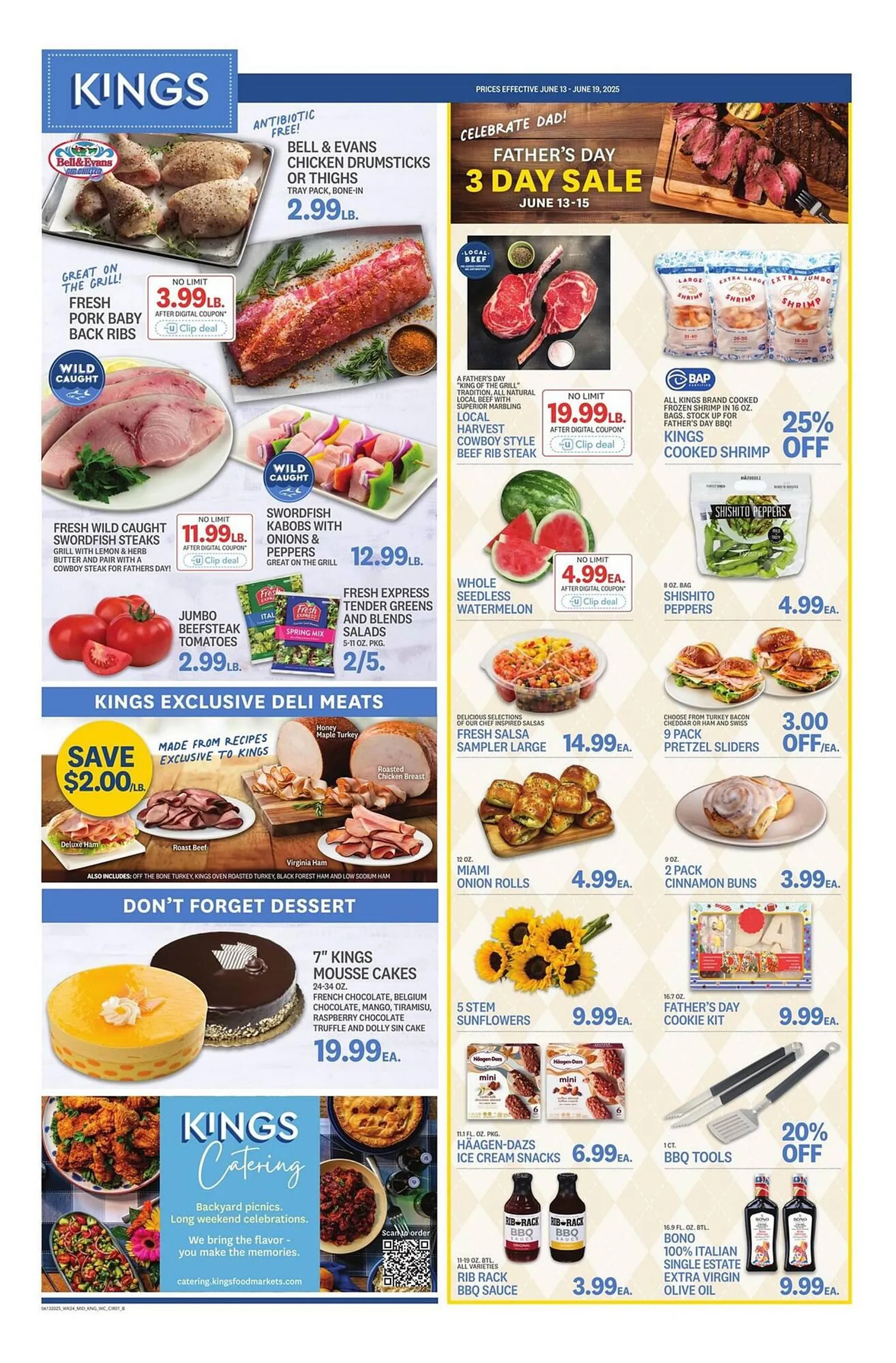 Weekly ad Kings Food Markets Weekly Ad from June 13 to June 19 2025 - Page 1