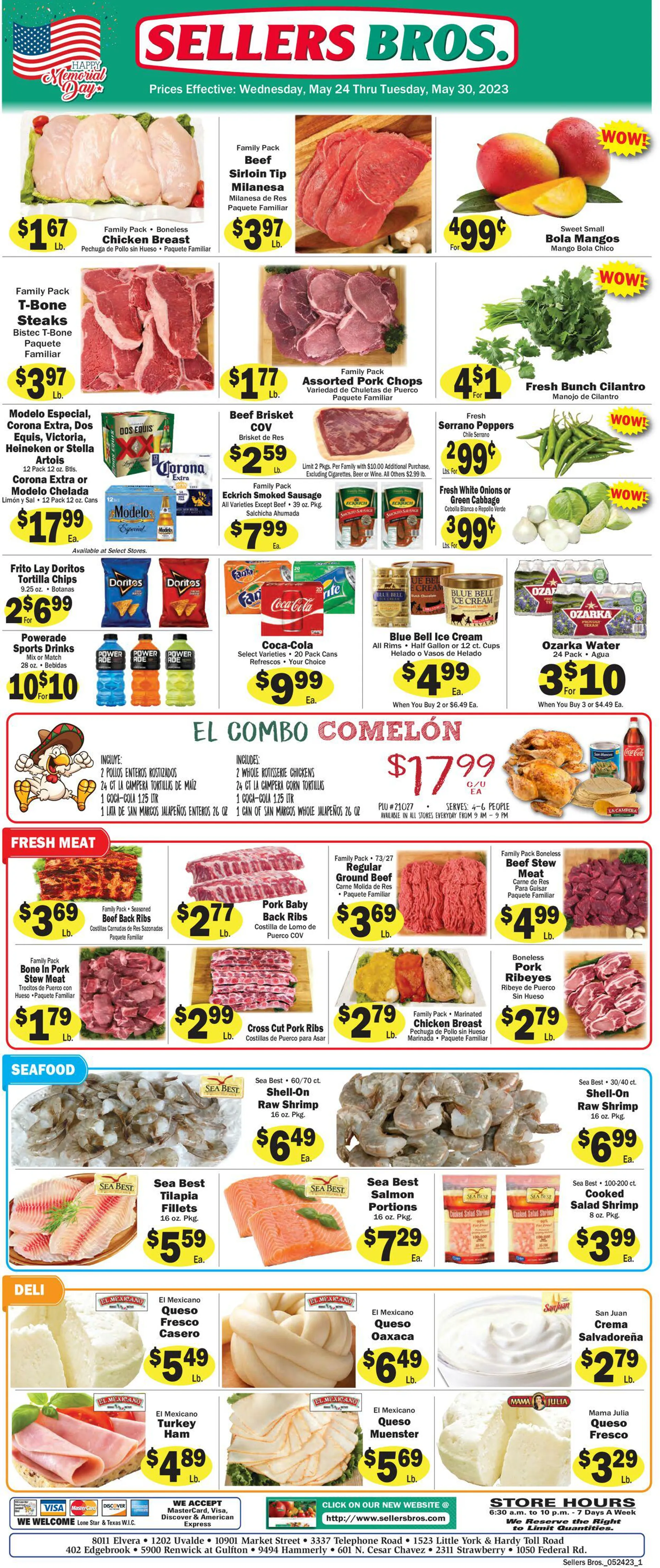 Sellers Bros. Current weekly ad - 1
