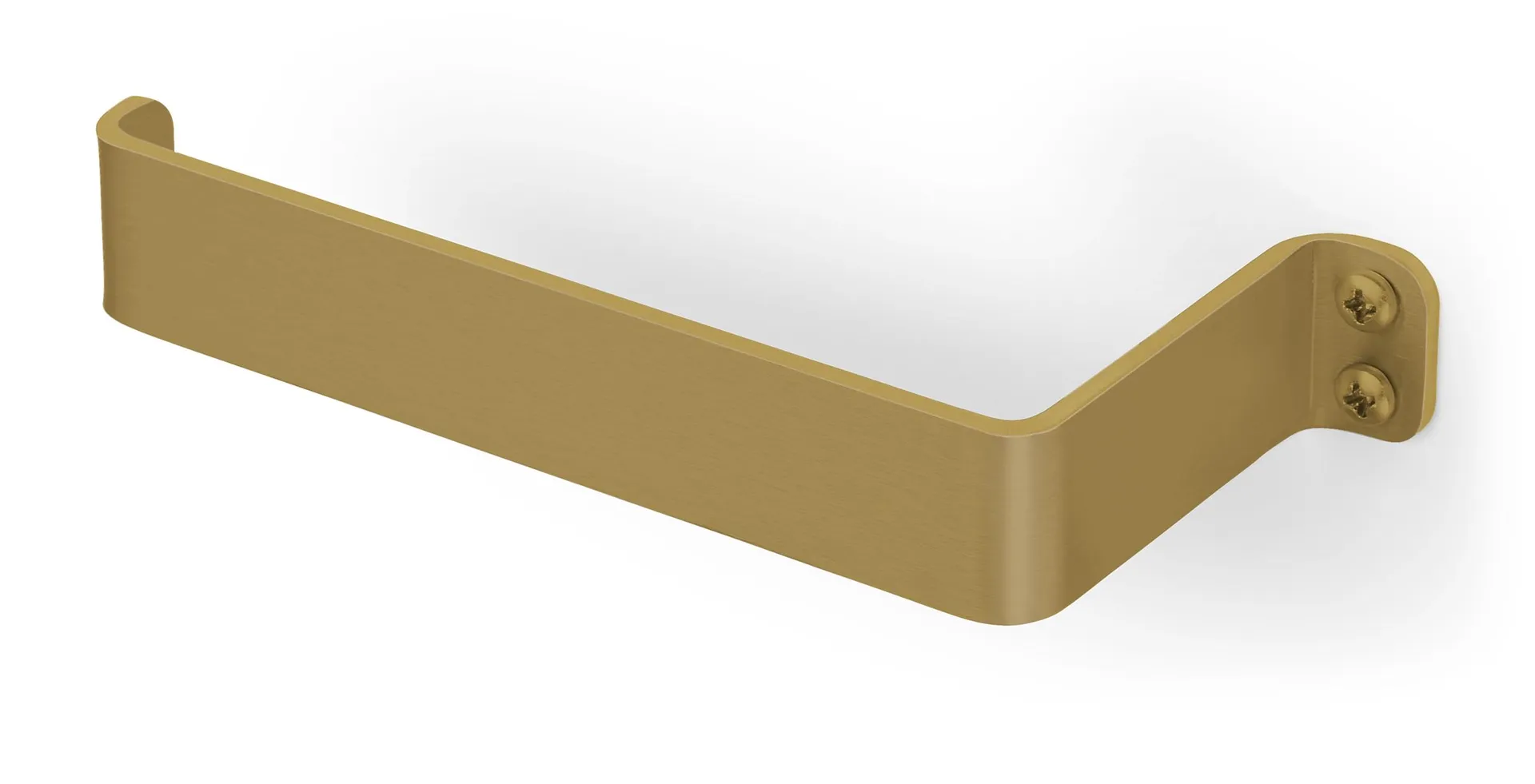 Bend Wall-Mounted Toilet Paper Holder in Gold