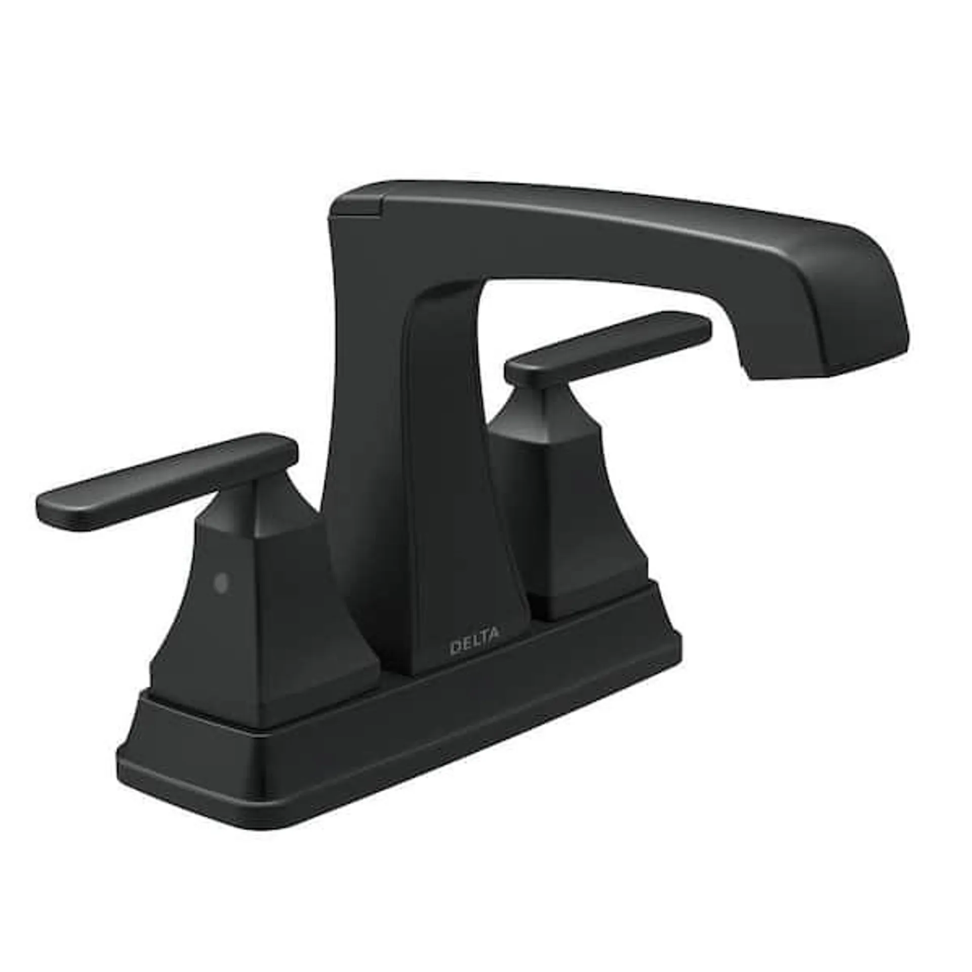 Ashlyn 4 in. Centerset 2-Handle Bathroom Faucet in Matte Black