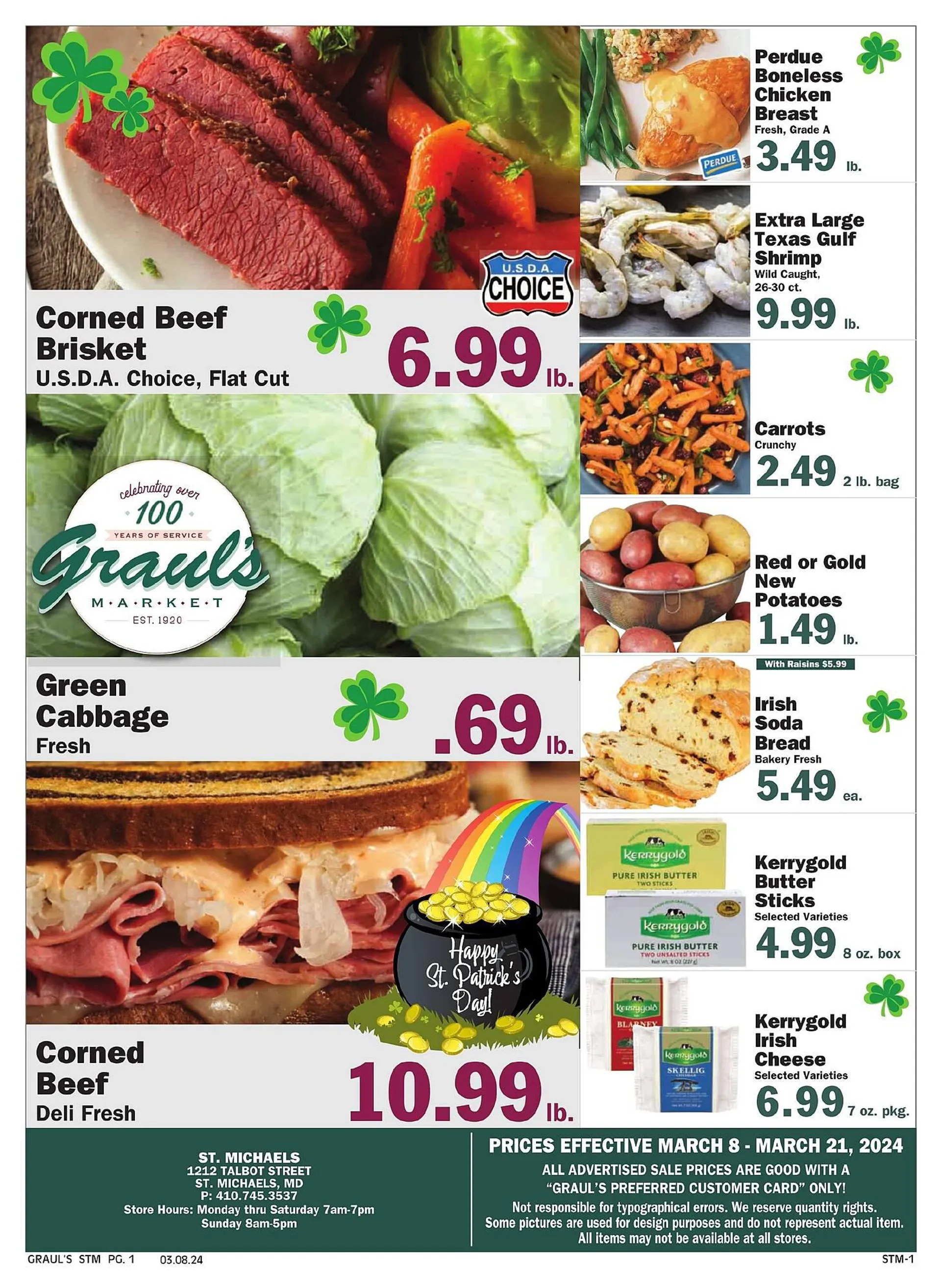 Weekly ad Graul's Market Weekly Ad from March 22 to April 4 2024 - Page 1