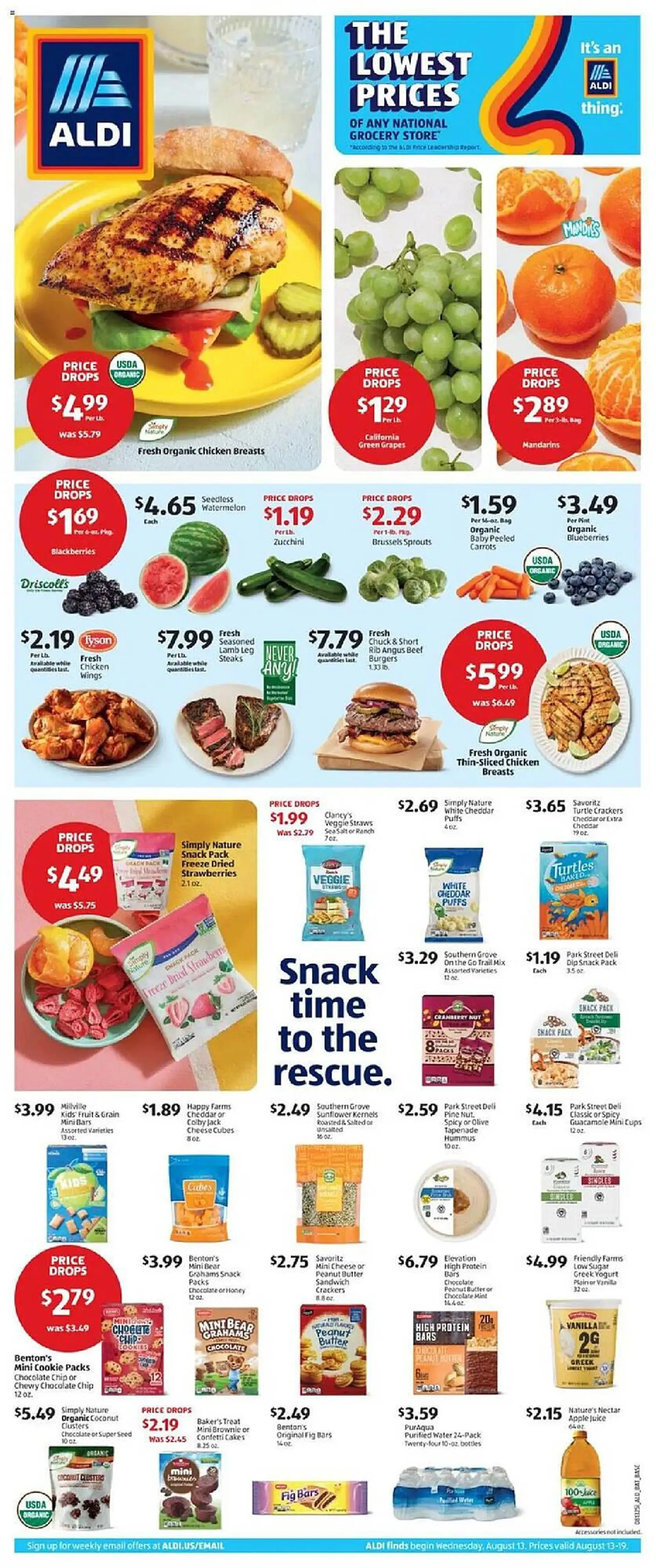 Weekly ad Aldi Weekly Ad from August 13 to August 19 2025 - Page 1