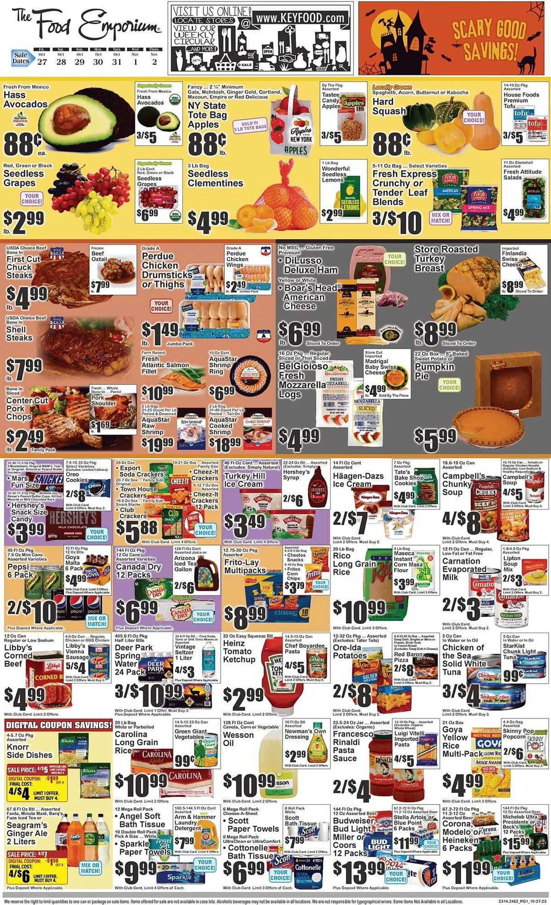 Weekly ad The Food Emporium Weekly Ad from October 27 to November 2 2023 - Page 1