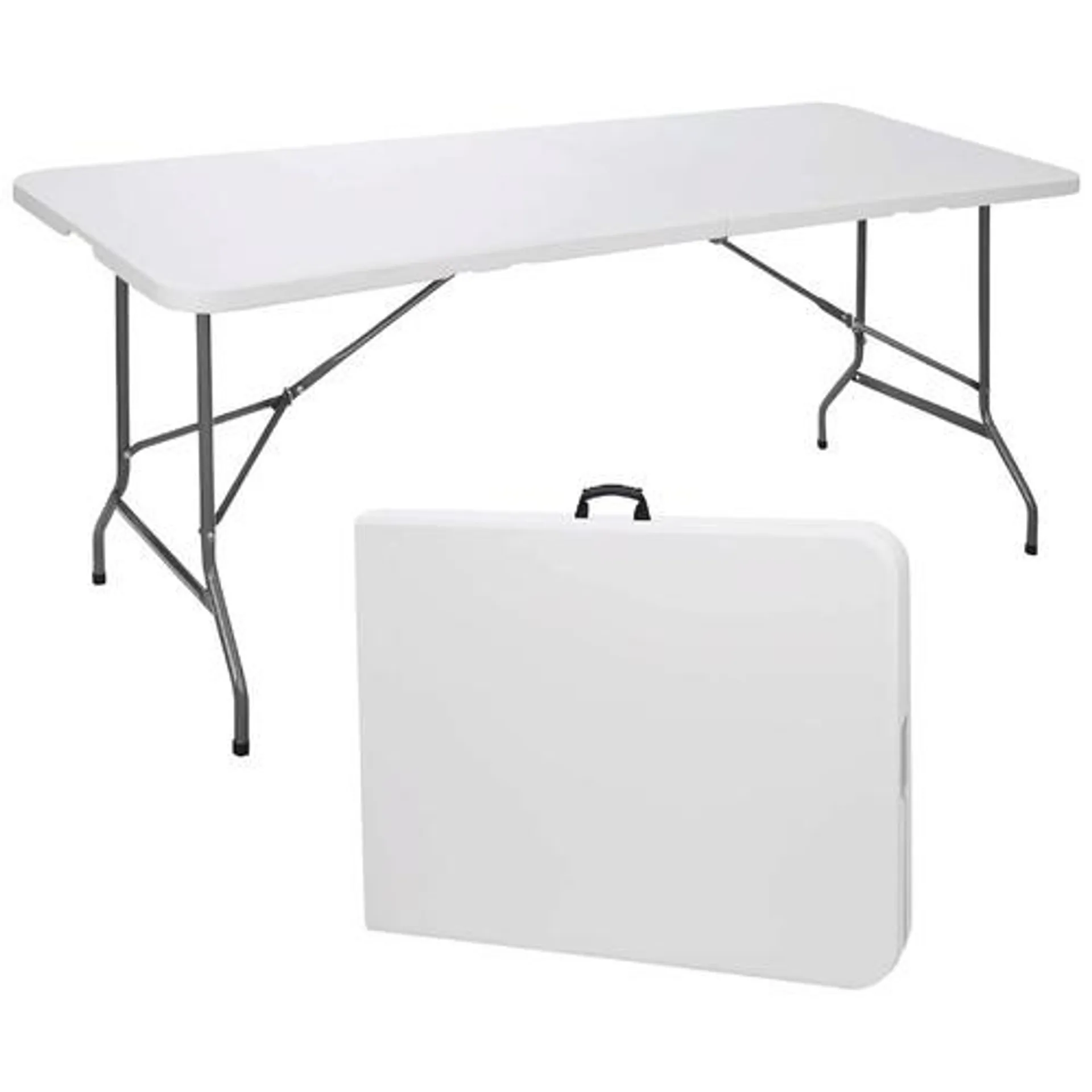 6 foot fold-in-half table