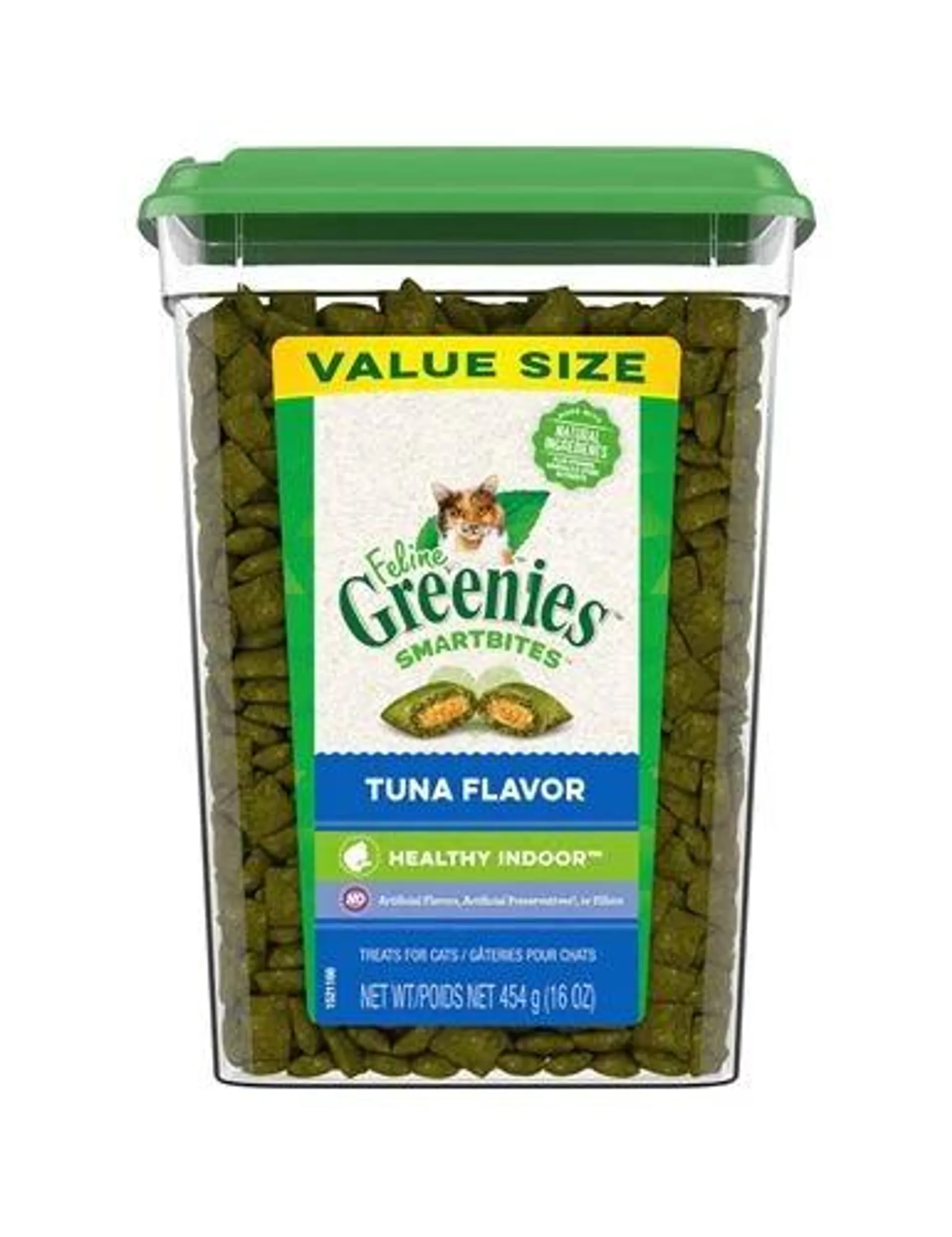 Feline Greenies Smartbites Tuna Flavor Treats for Cats, 16 Ounces