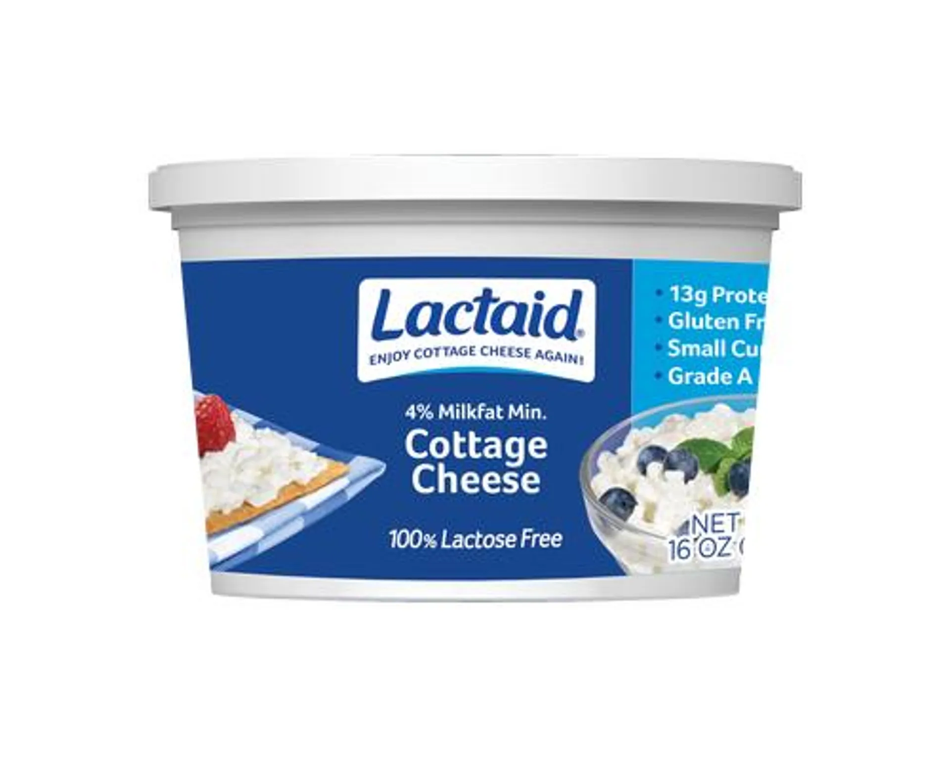 LACTAID COTTAGE CHEESE 4%