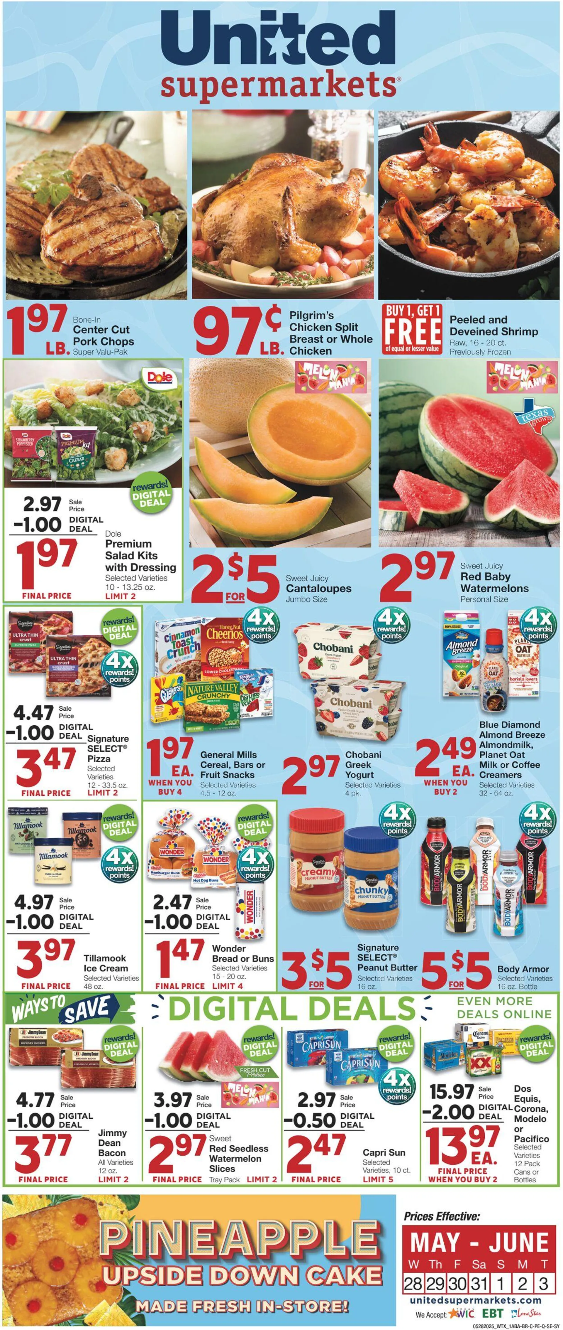 Weekly ad United Supermarkets Current weekly ad from May 27 to June 3 2025 - Page 1