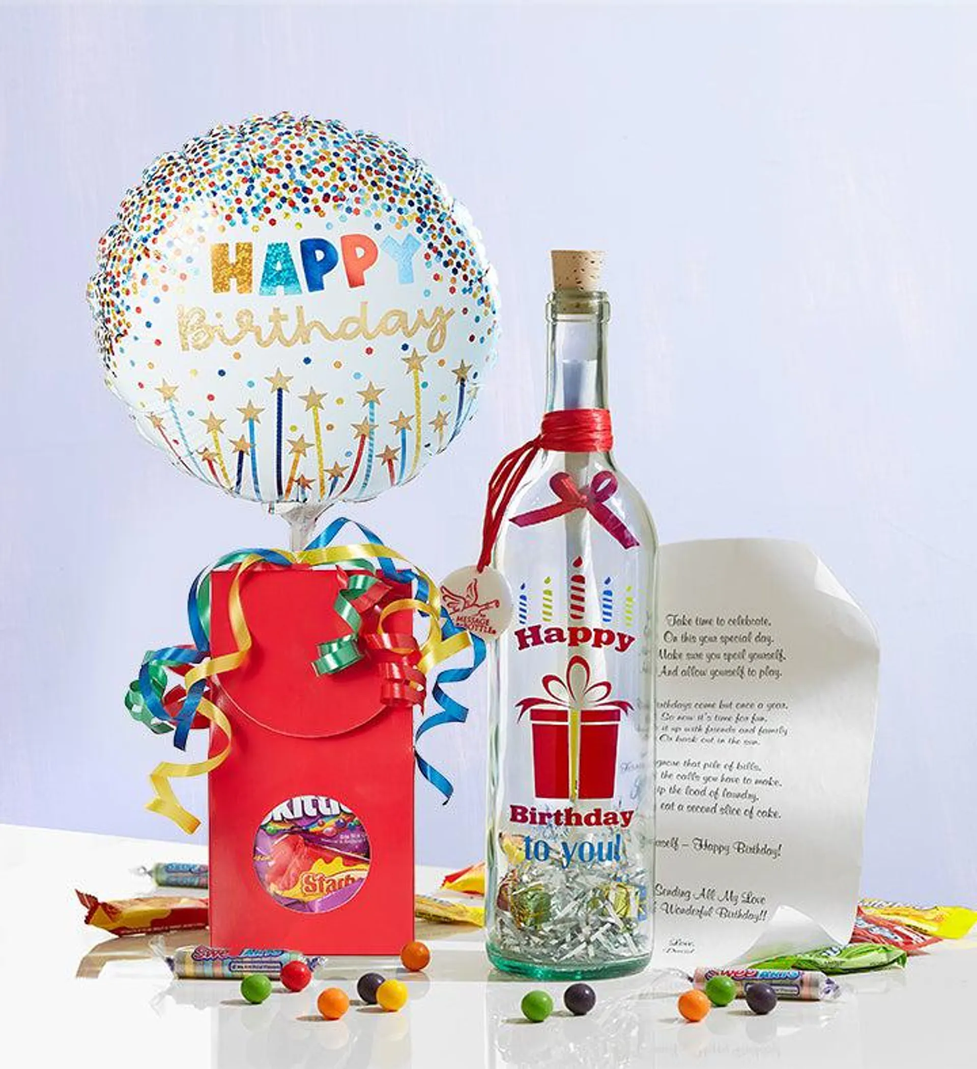 Personalized Message in a Bottle ® Happy Birthday