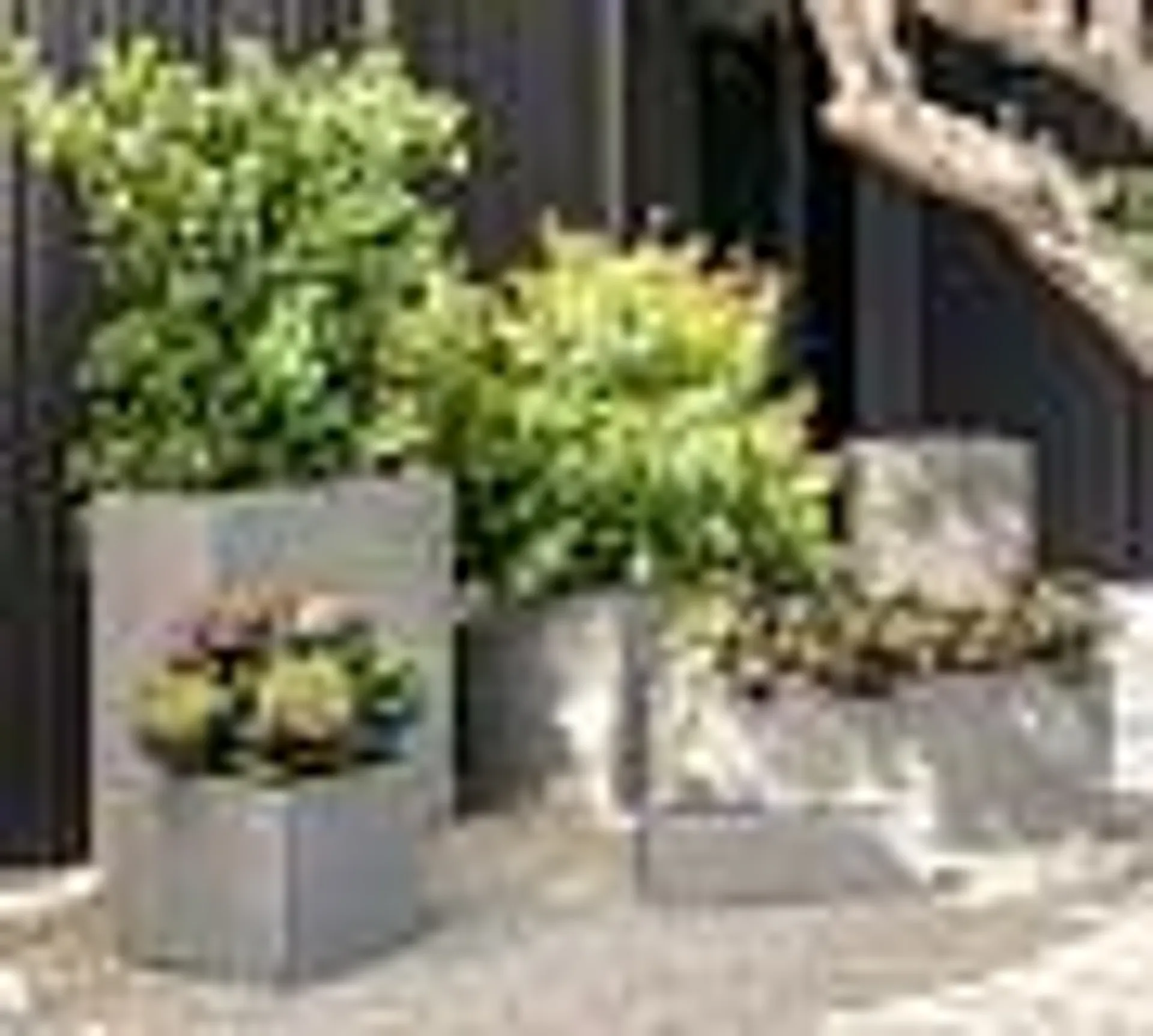 Mission Square Handmade Outdoor Planters