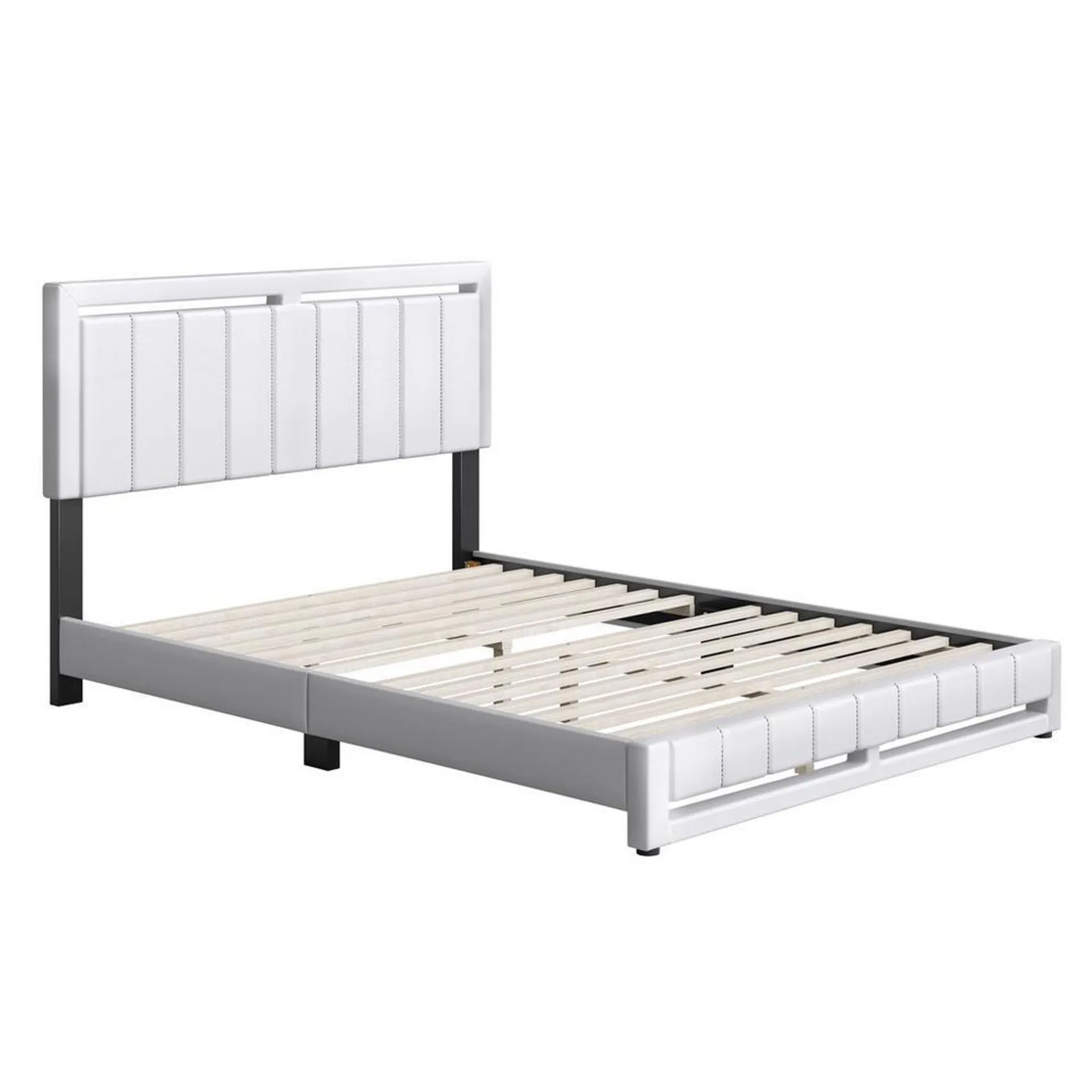 Bethel King Platform Bed - White