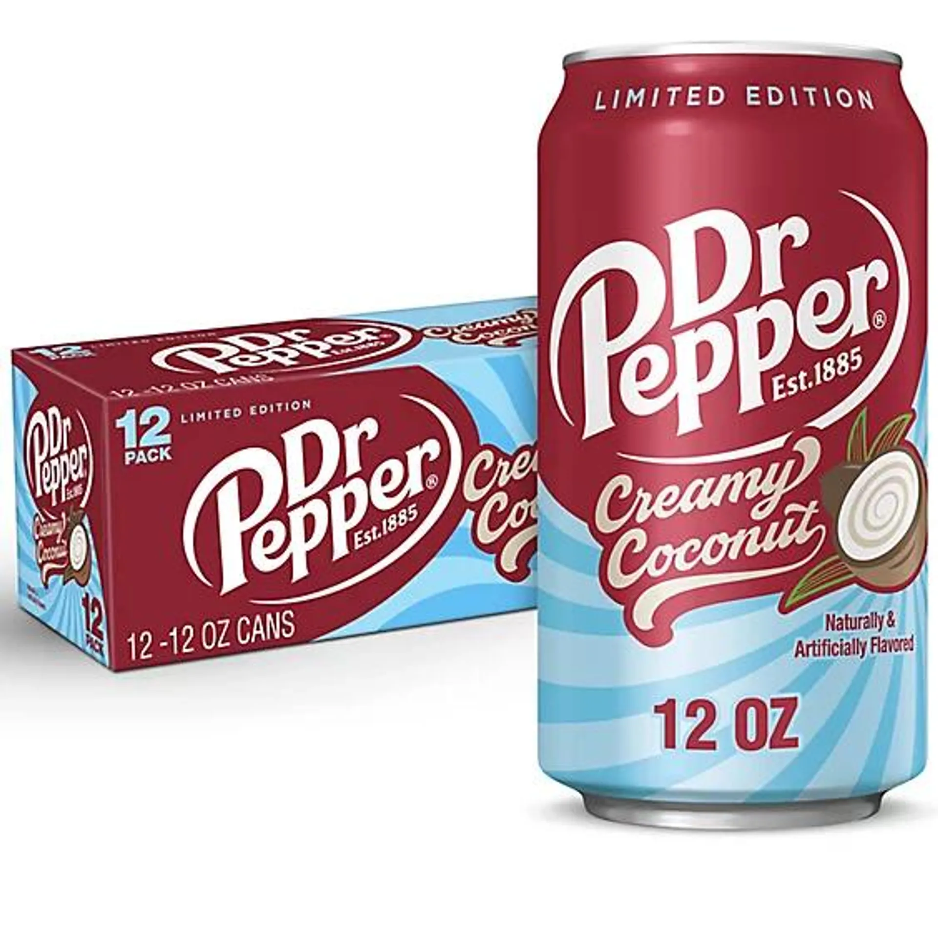 Dr Pepper Creamy Coconut 12 Count - 12 Fl. Oz.