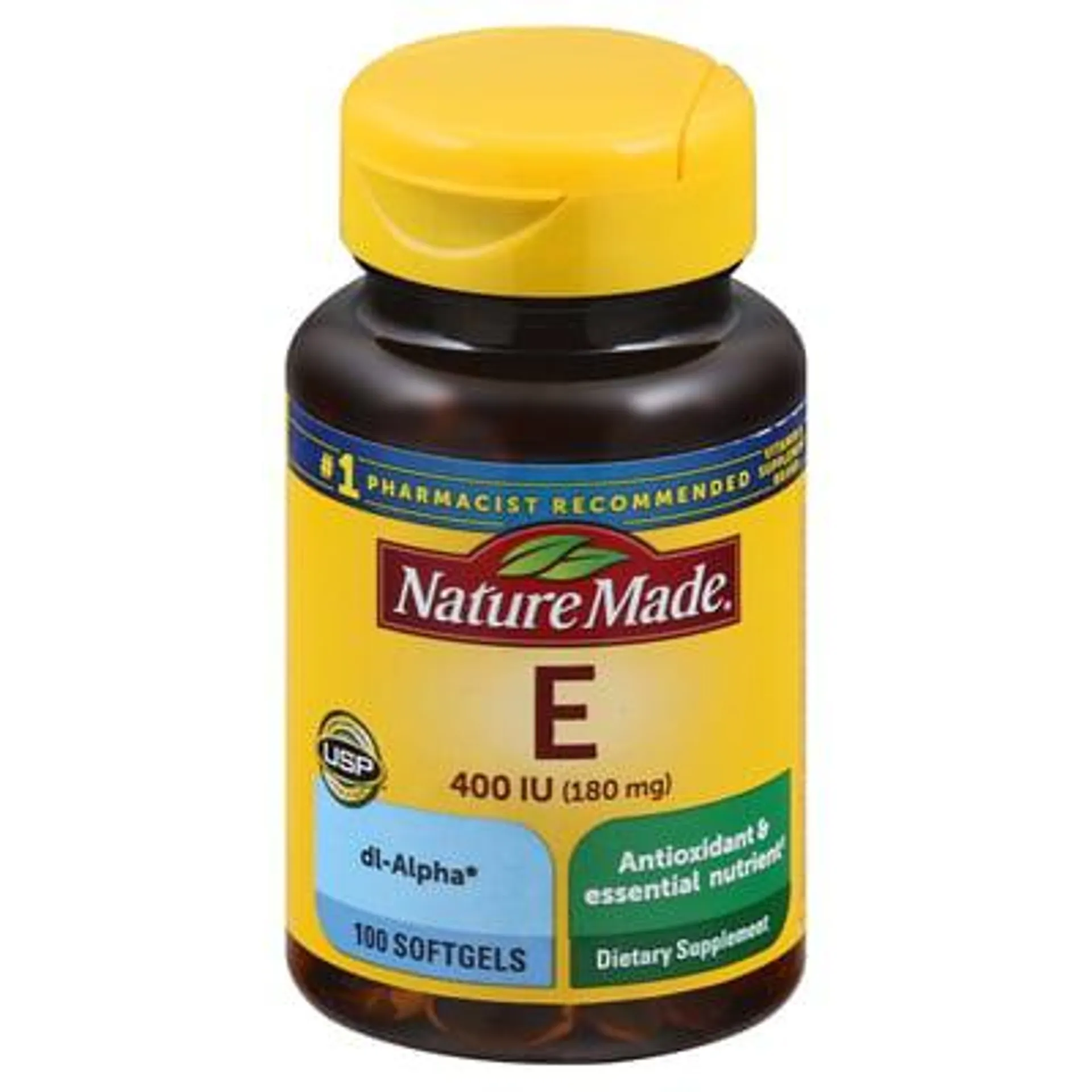 Nature Made, Vitamin E, 180 mg, Softgels
