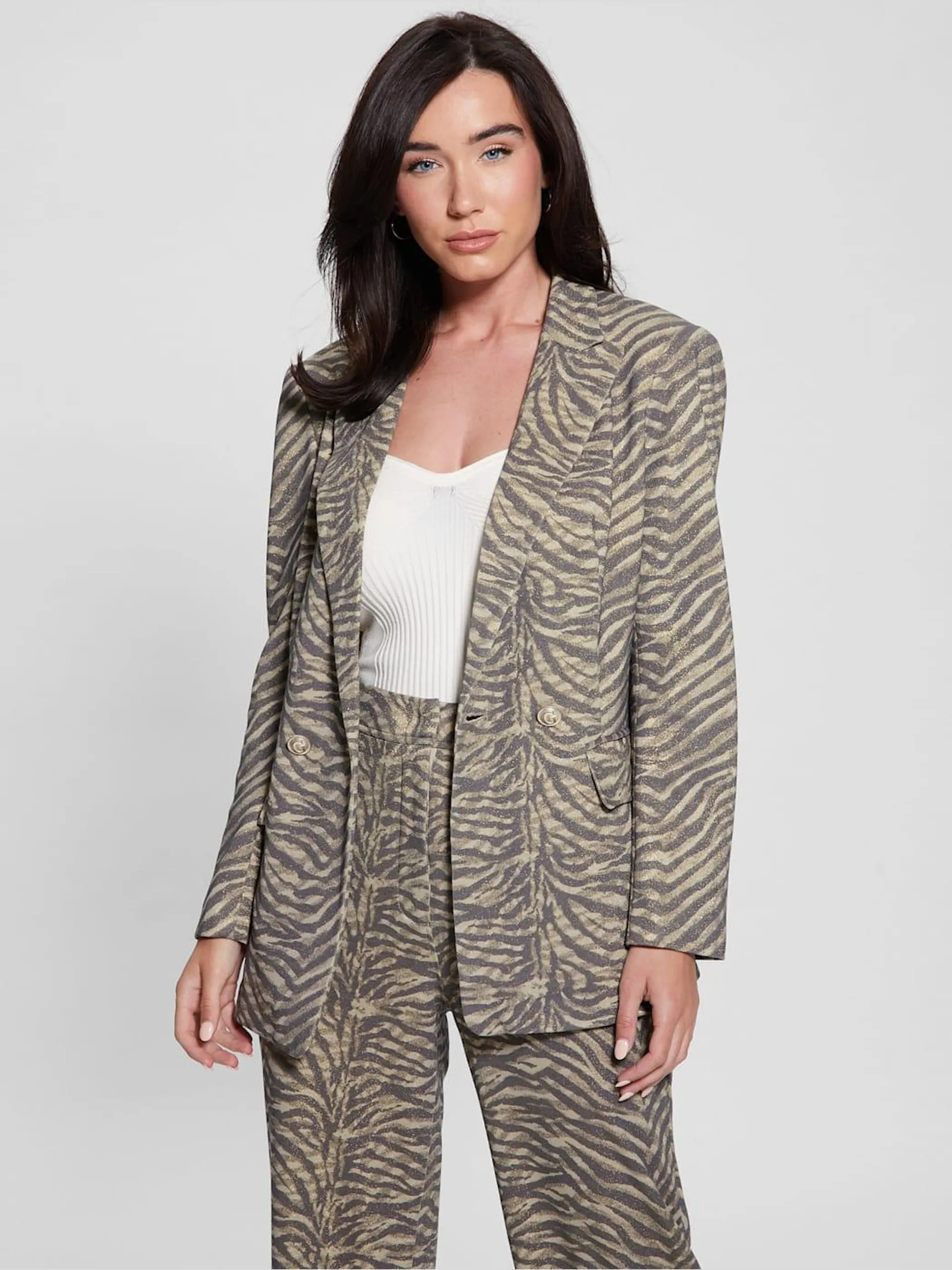 Adriana Printed Blazer