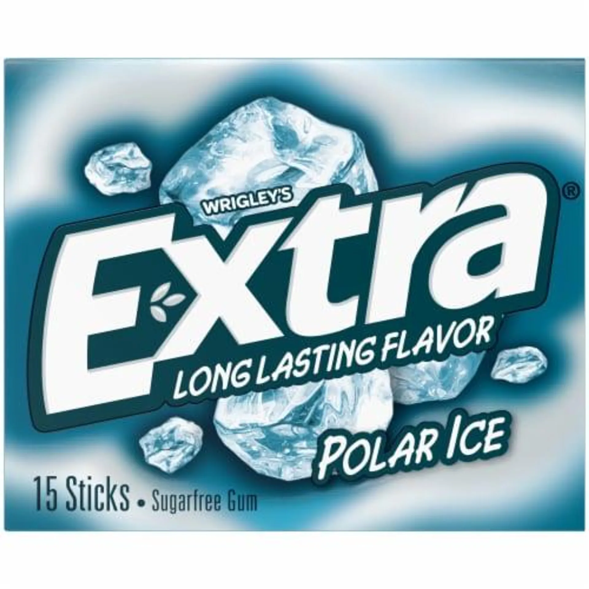 Extra Gum Polar Ice Sugar Free Chewing Gum Single Pack