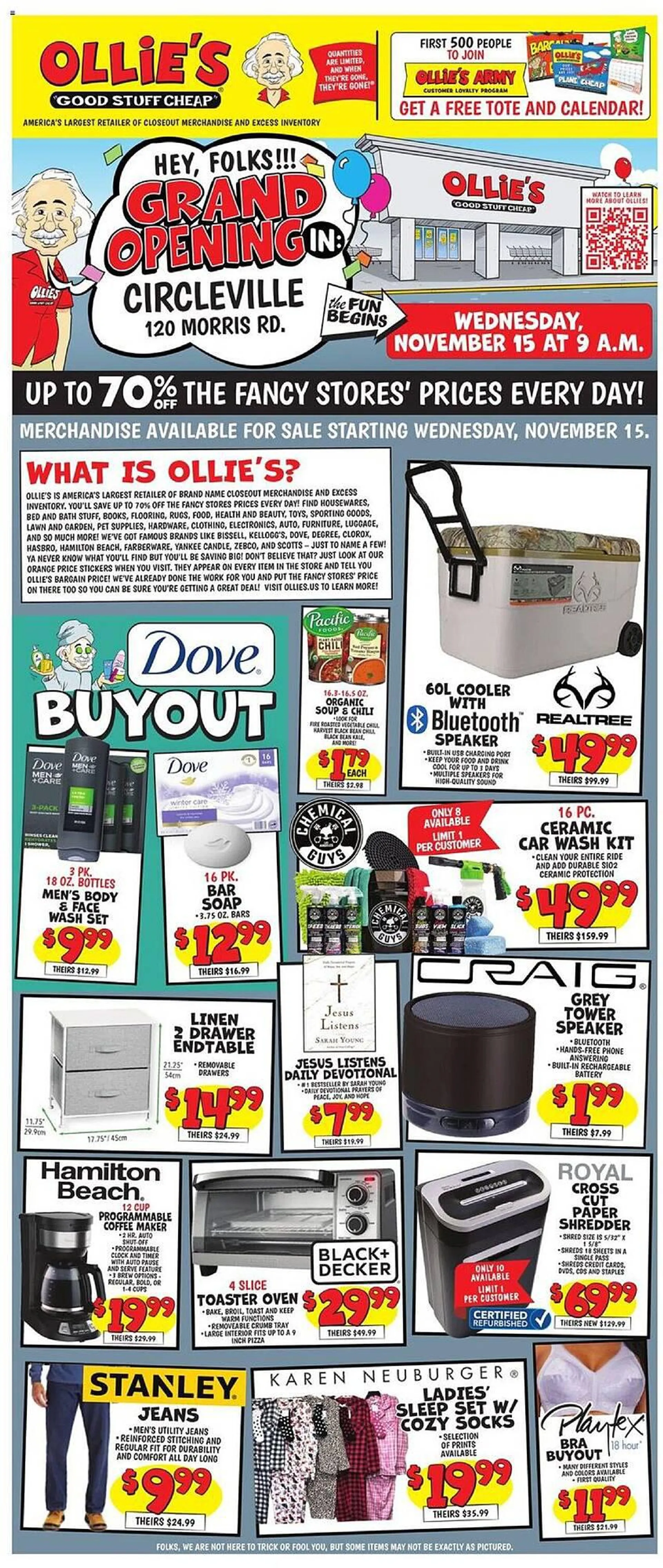 Weekly ad Ollie's Weekly Ad from November 15 to November 21 2023 - Page 1