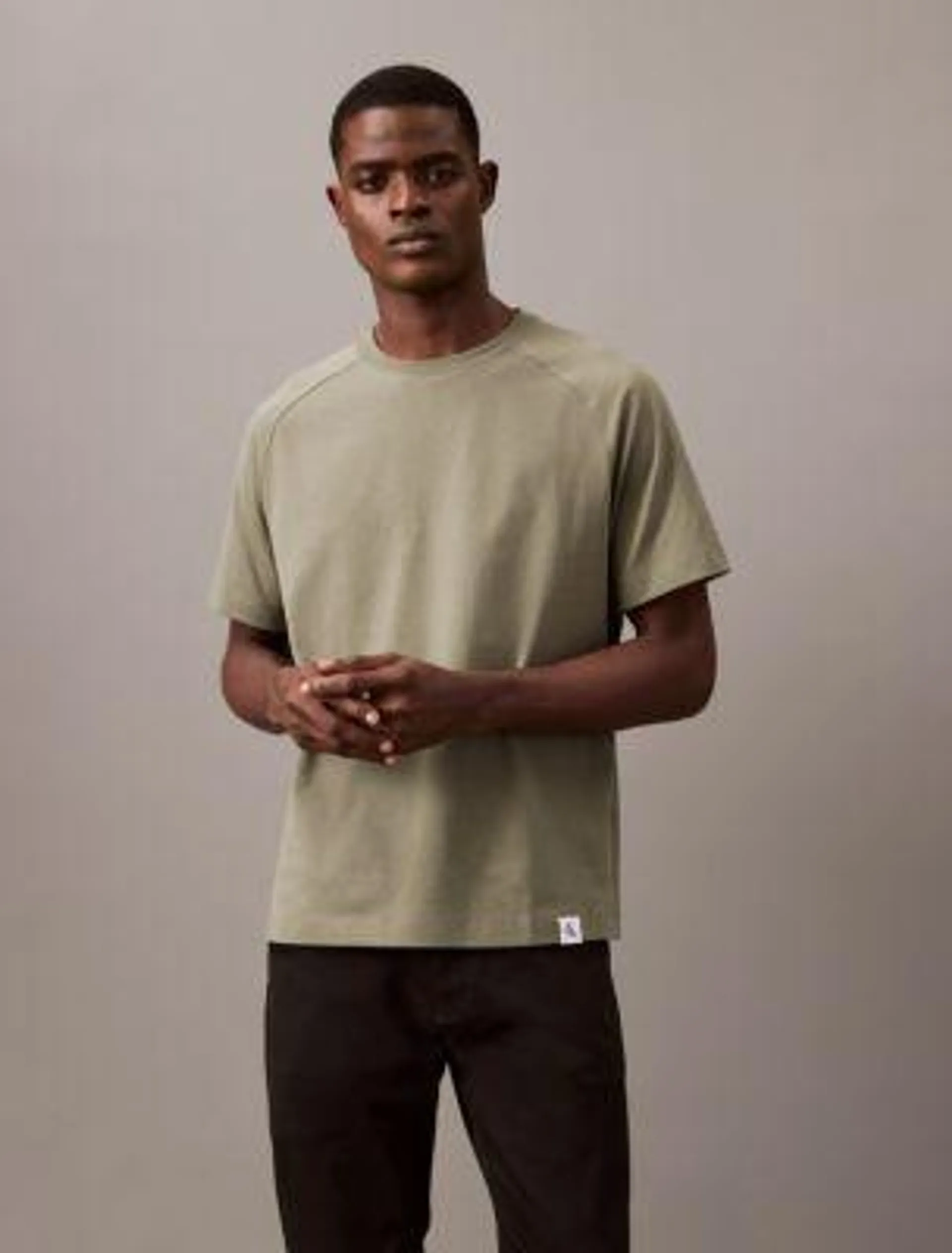 Woven Tab Classic Crewneck T-Shirt