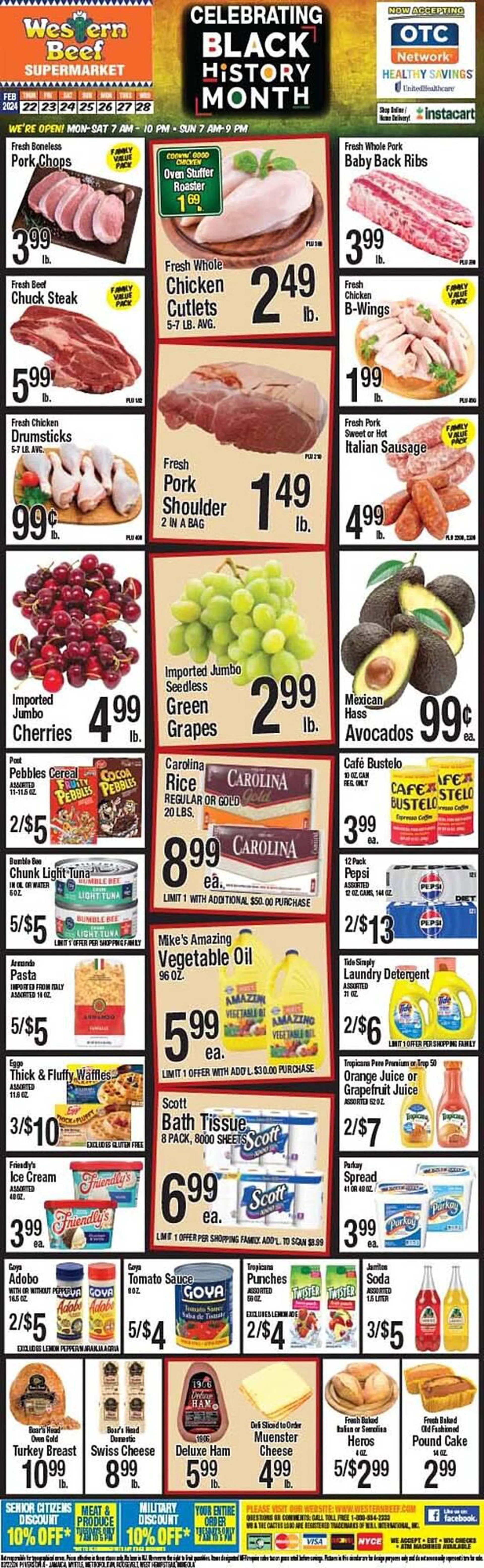 Weekly ad Western Beef Weekly Ad from February 22 to February 28 2024 - Page 