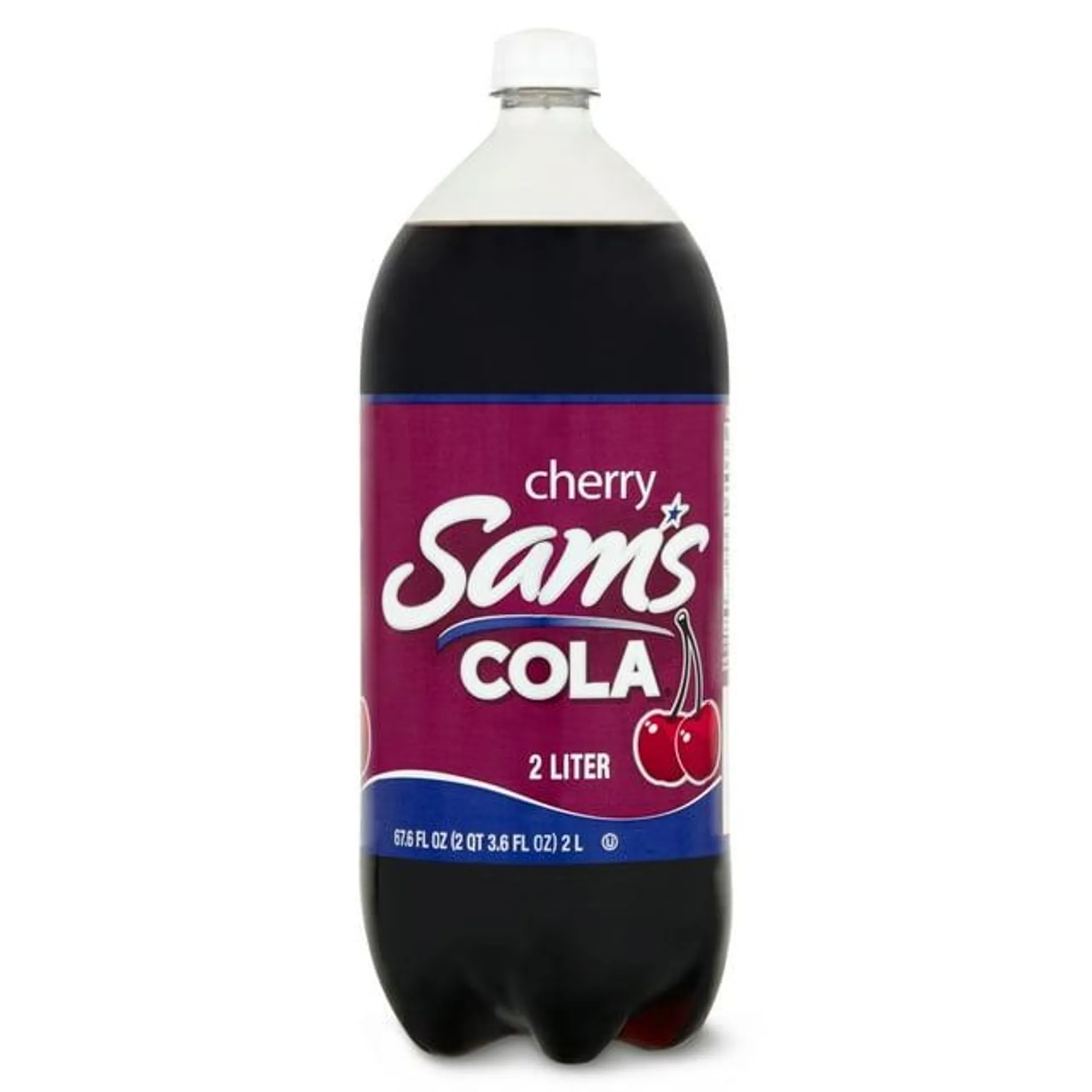 Sam's Cola Cherry Soda, 2 Liter Bottle