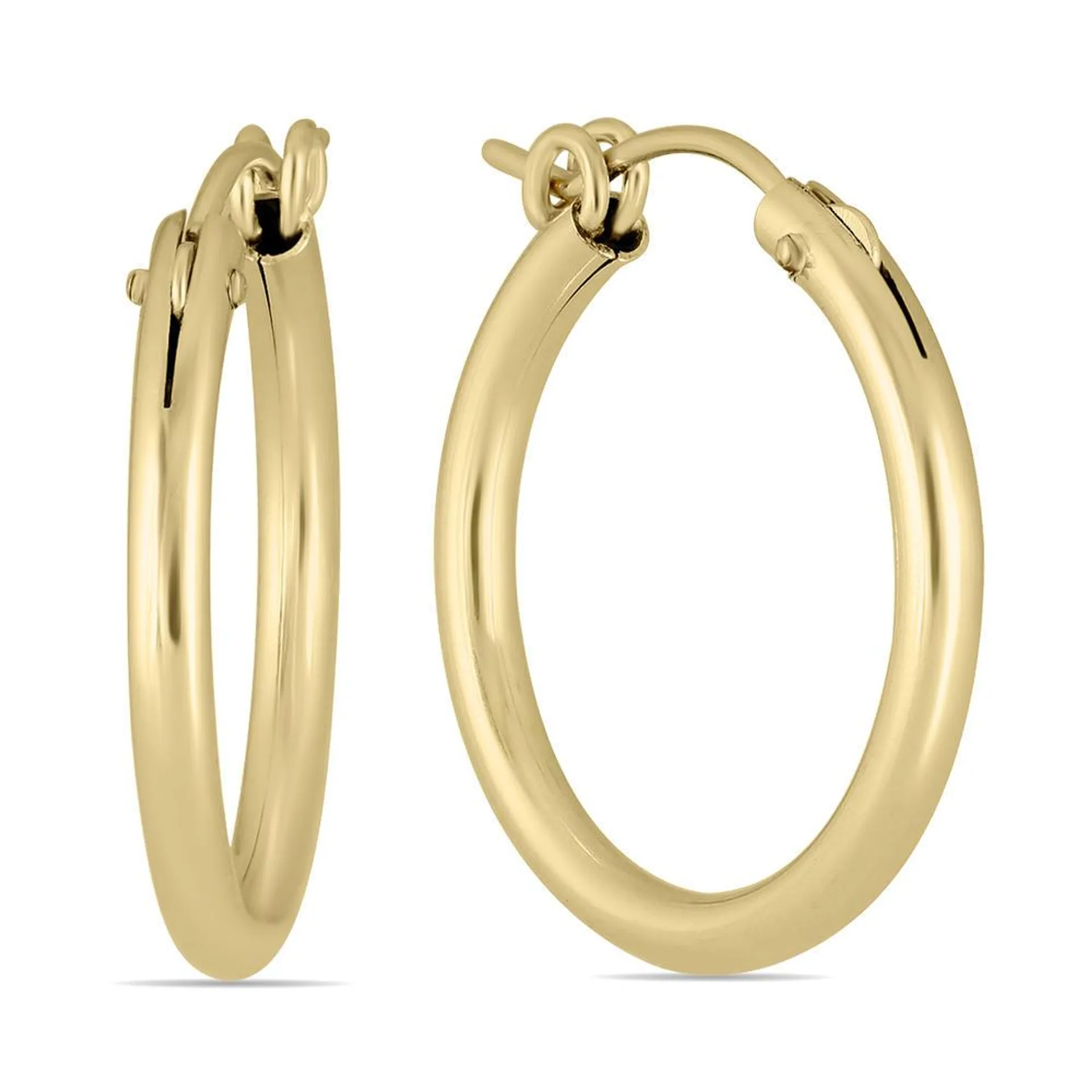 szul.com 14K Yellow Gold Filled Hoop Earrings (22mm)