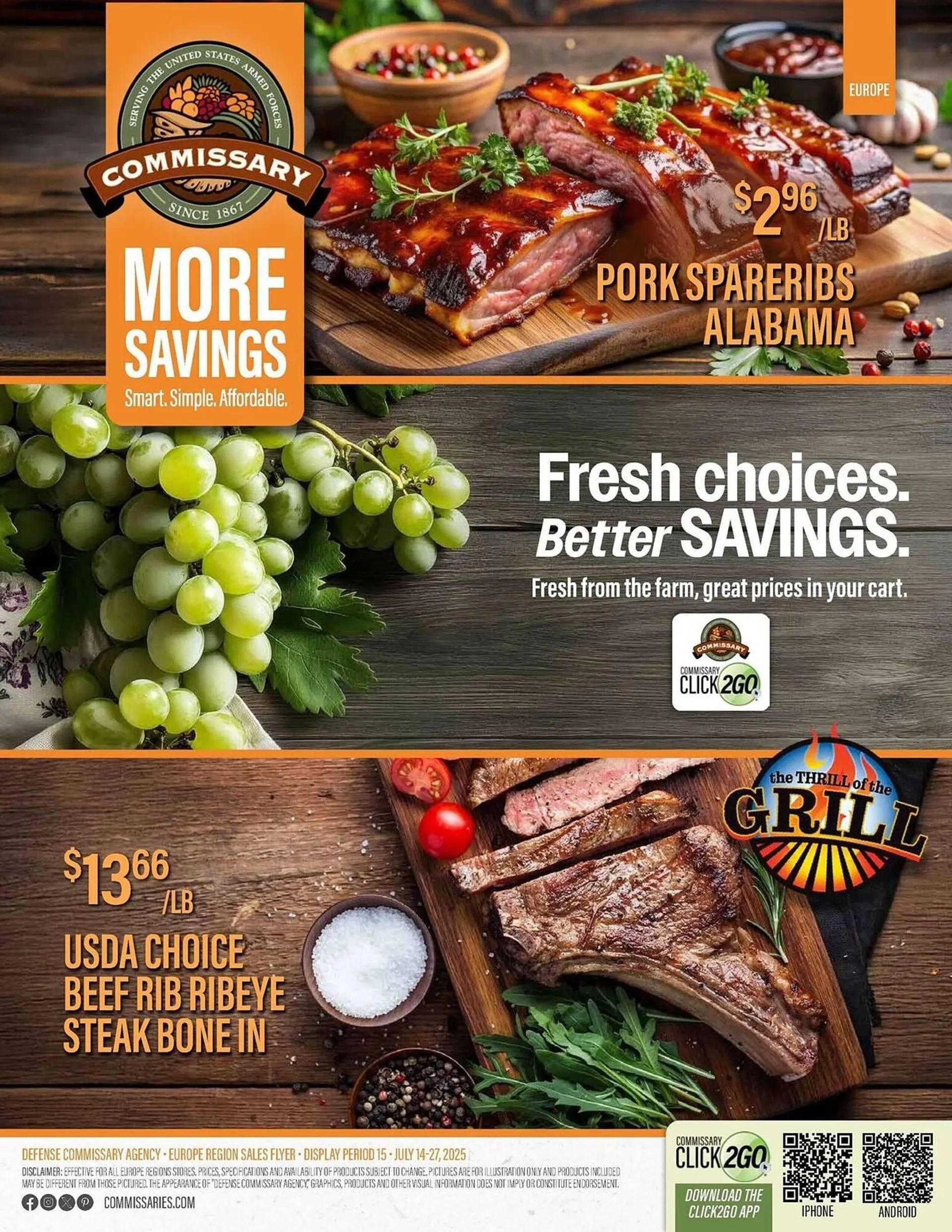 Weekly ad Commissary Weekly Ad from July 14 to July 27 2025 - Page 1