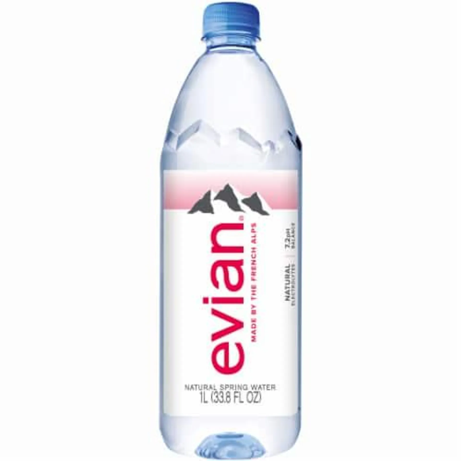 Evian Natural Spring Water Bottle