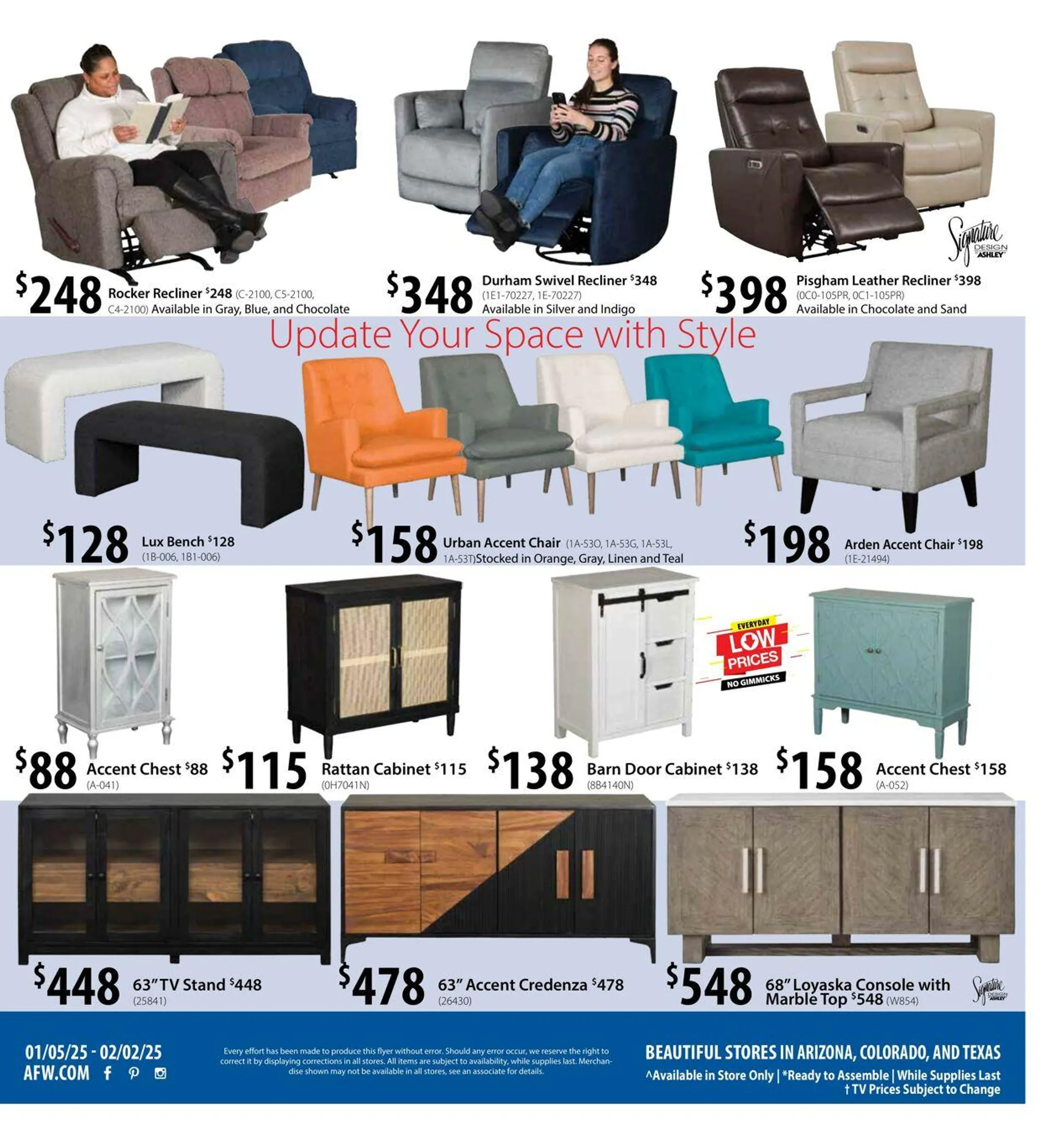 Weekly ad American Furniture Warehouse Current weekly ad from January 5 to February 2 2025 - Page 4