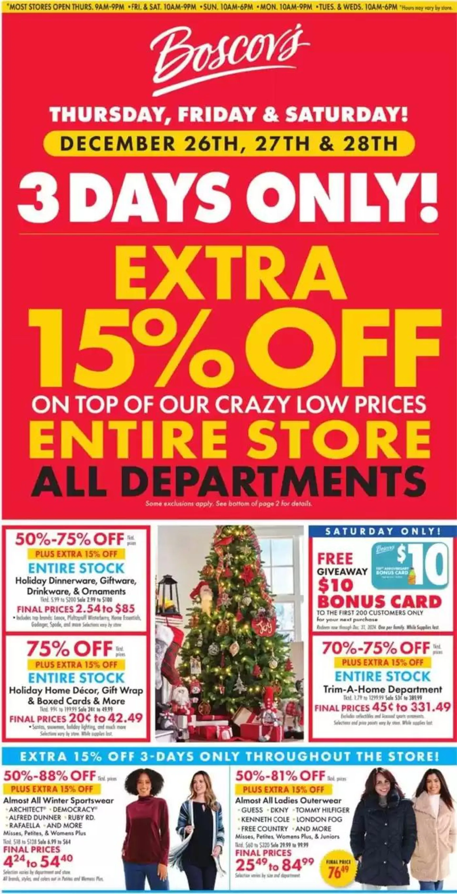 Weekly Ads Boscovs - 1