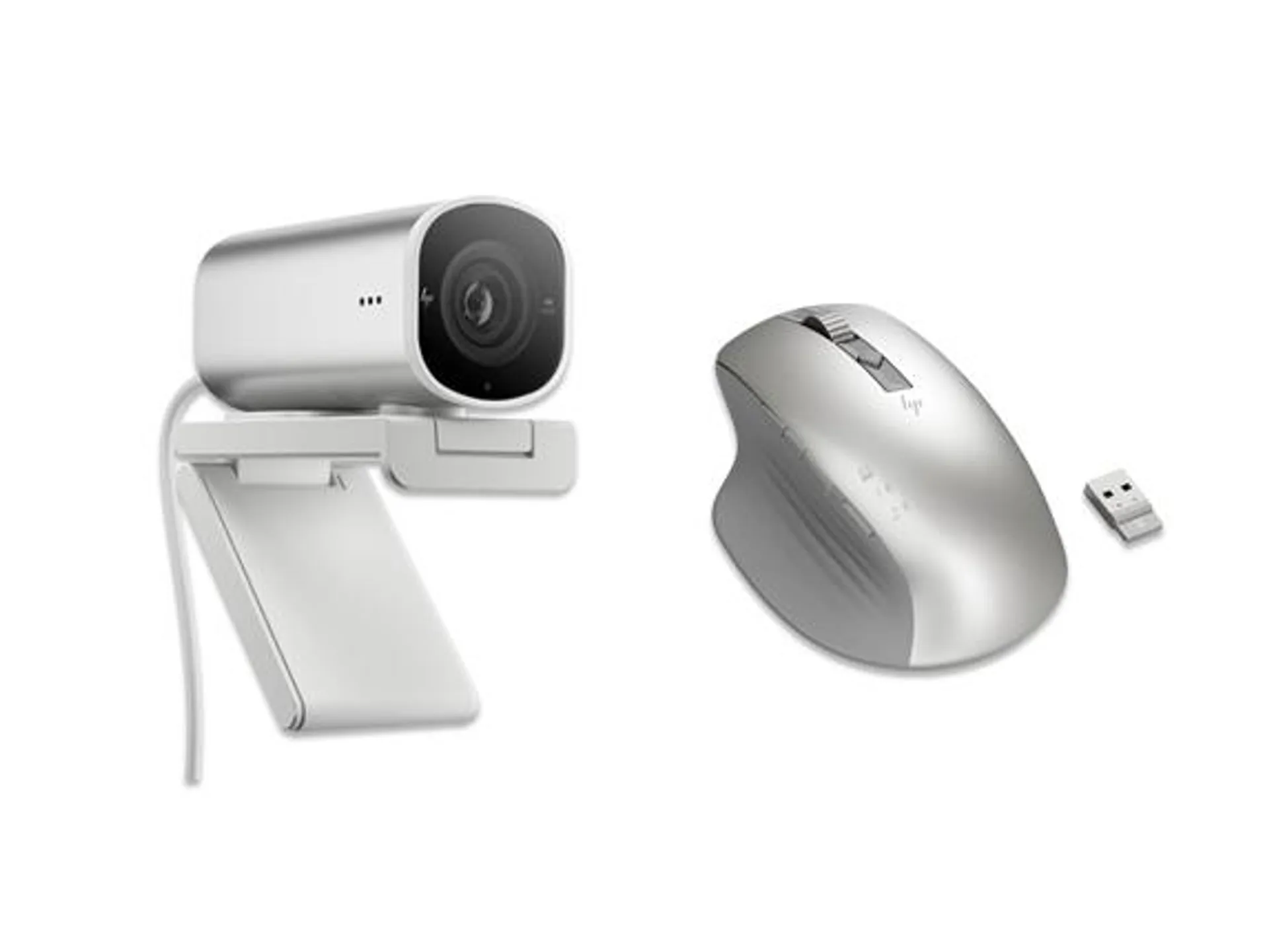 HP 960 4K Streaming Webcam + HP 930 Creator Wireless Mouse Bundle