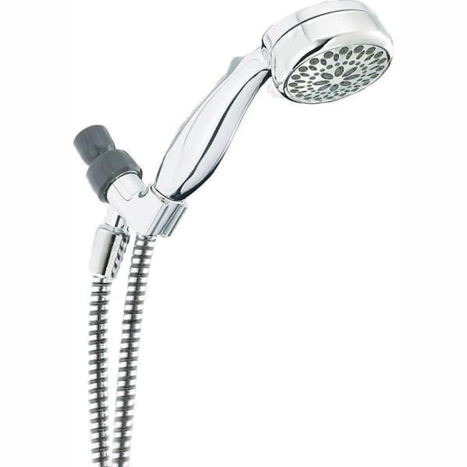 7-Spray Wall Mount Handheld Shower Head 1.8 GPM in Chrome