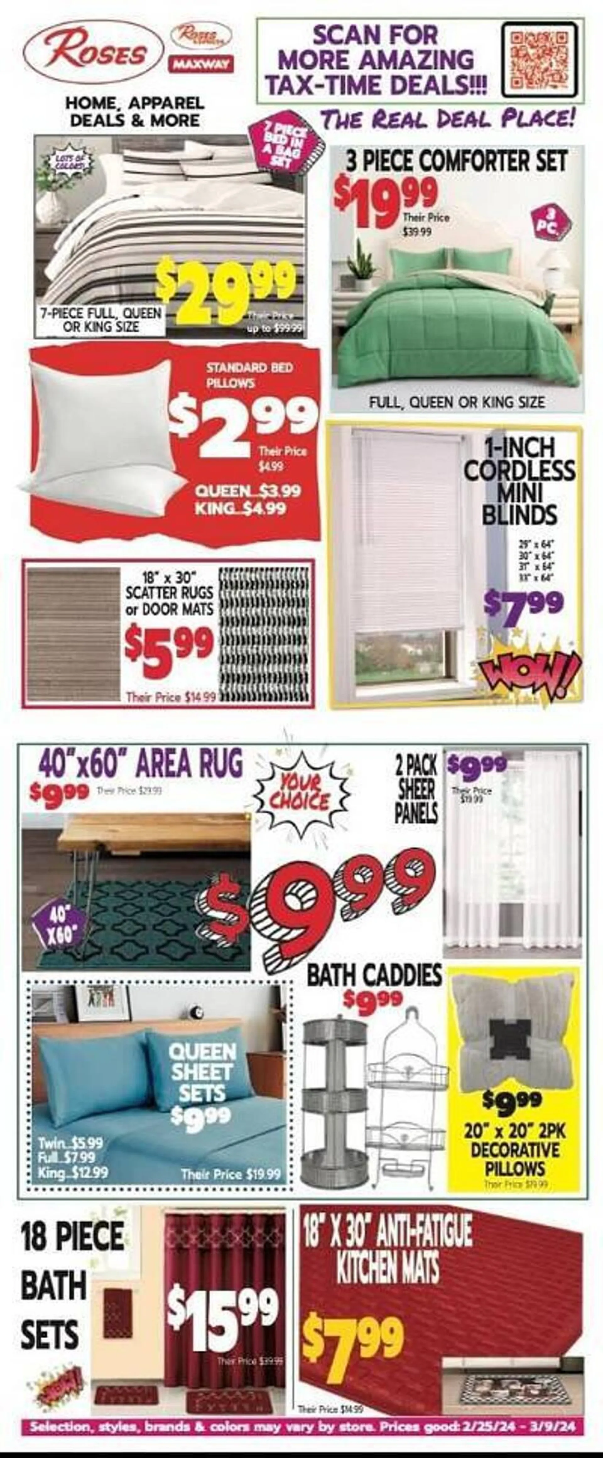 Weekly ad Roses Discount Store Weekly Ad from February 25 to March 9 2024 - Page 