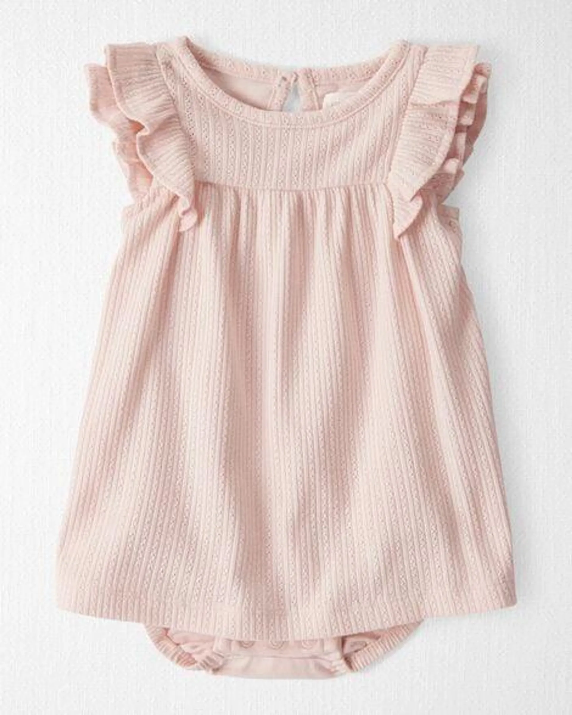 Baby Pointelle Romper Made With Organic Cotton