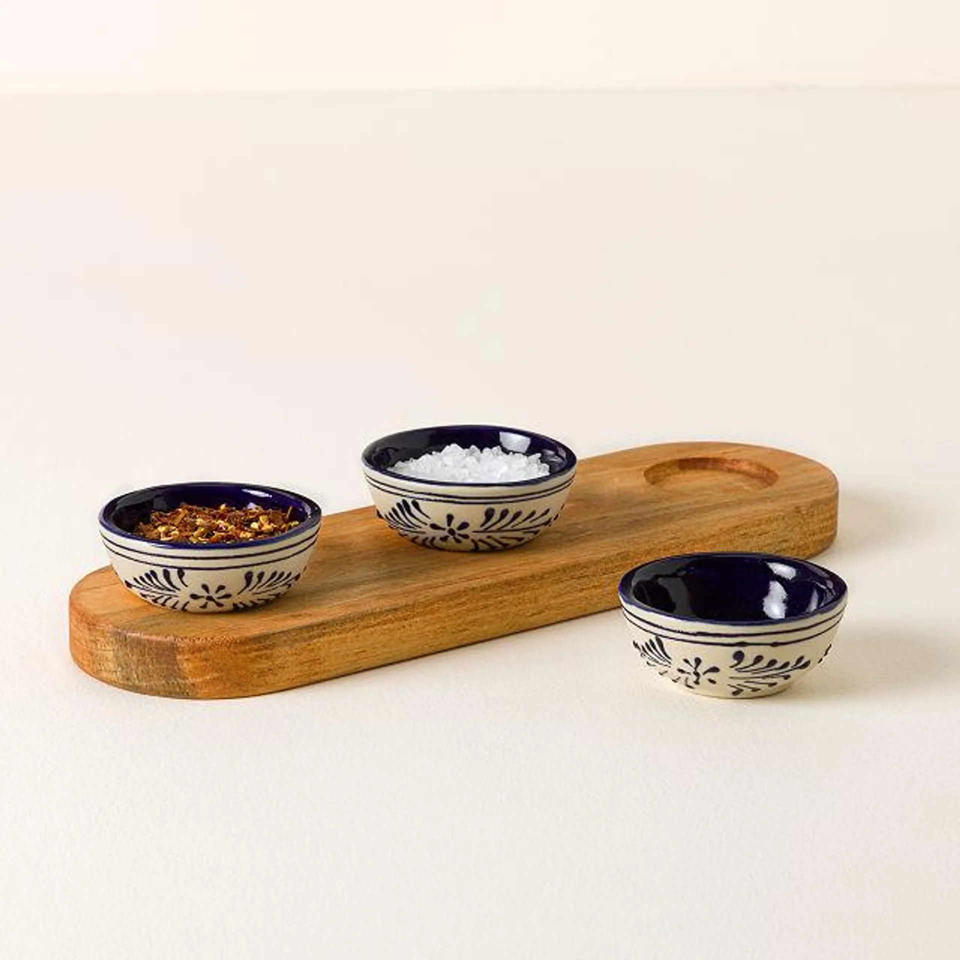 Handmade Pinch Bowl Serving Set