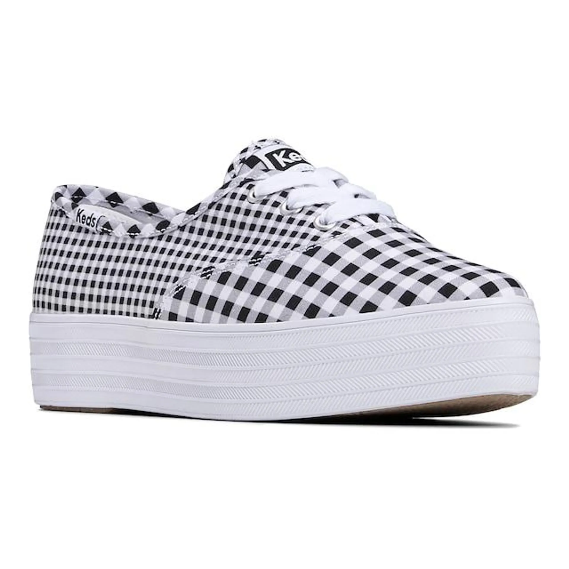 Keds Point Canvas Gingham Lace Up