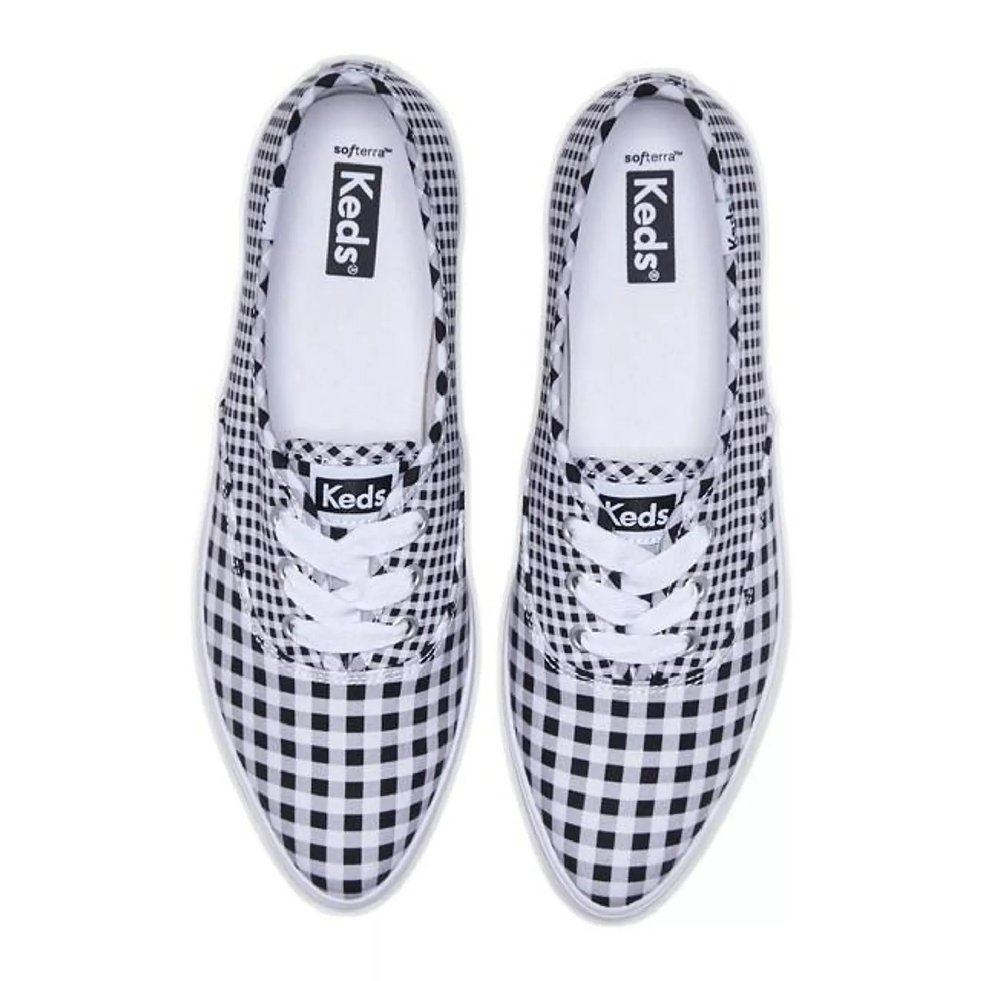 Keds Point Canvas Gingham Lace Up